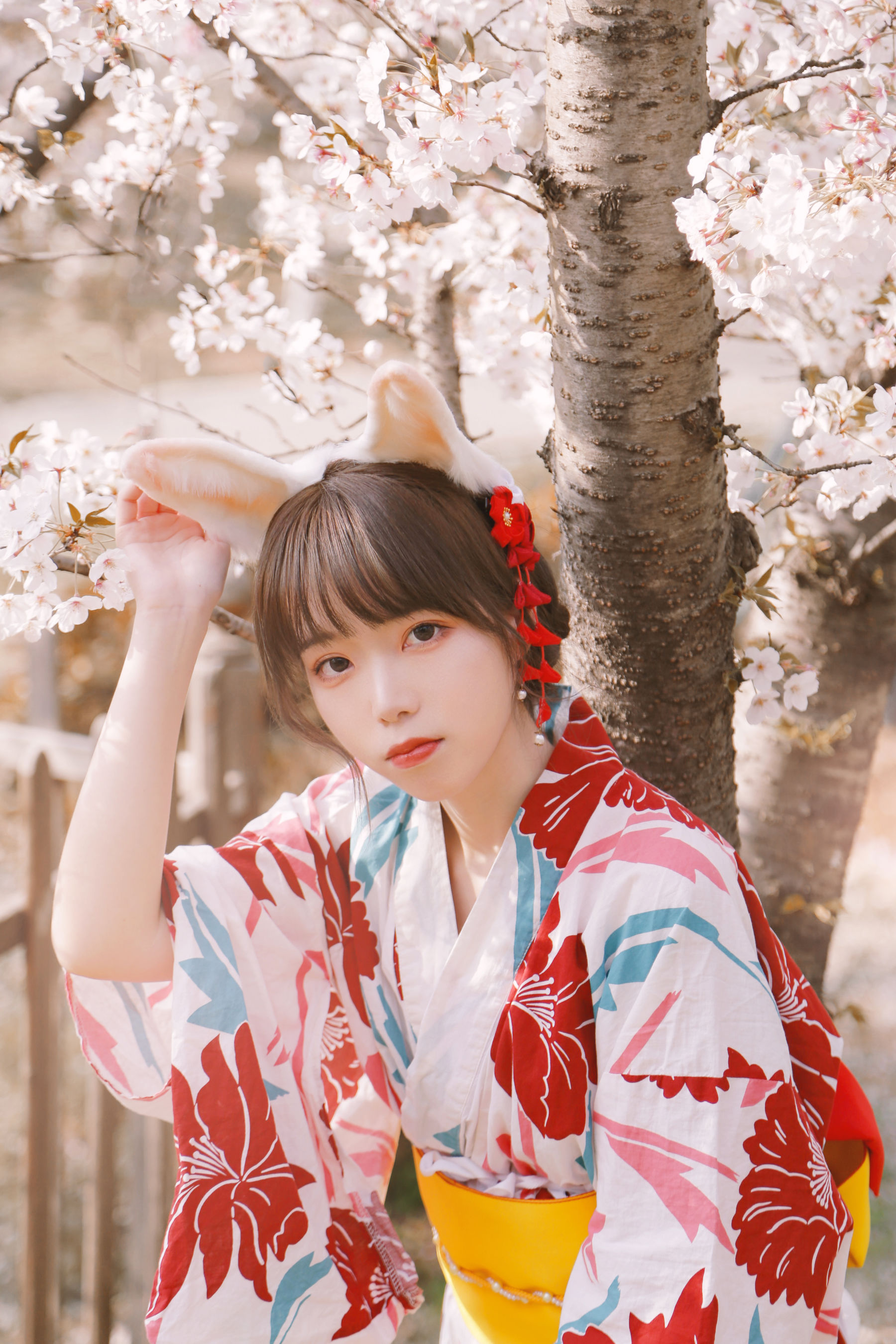 [福利COS] 可爱妹子Fushii_海堂 - 樱花兔兔