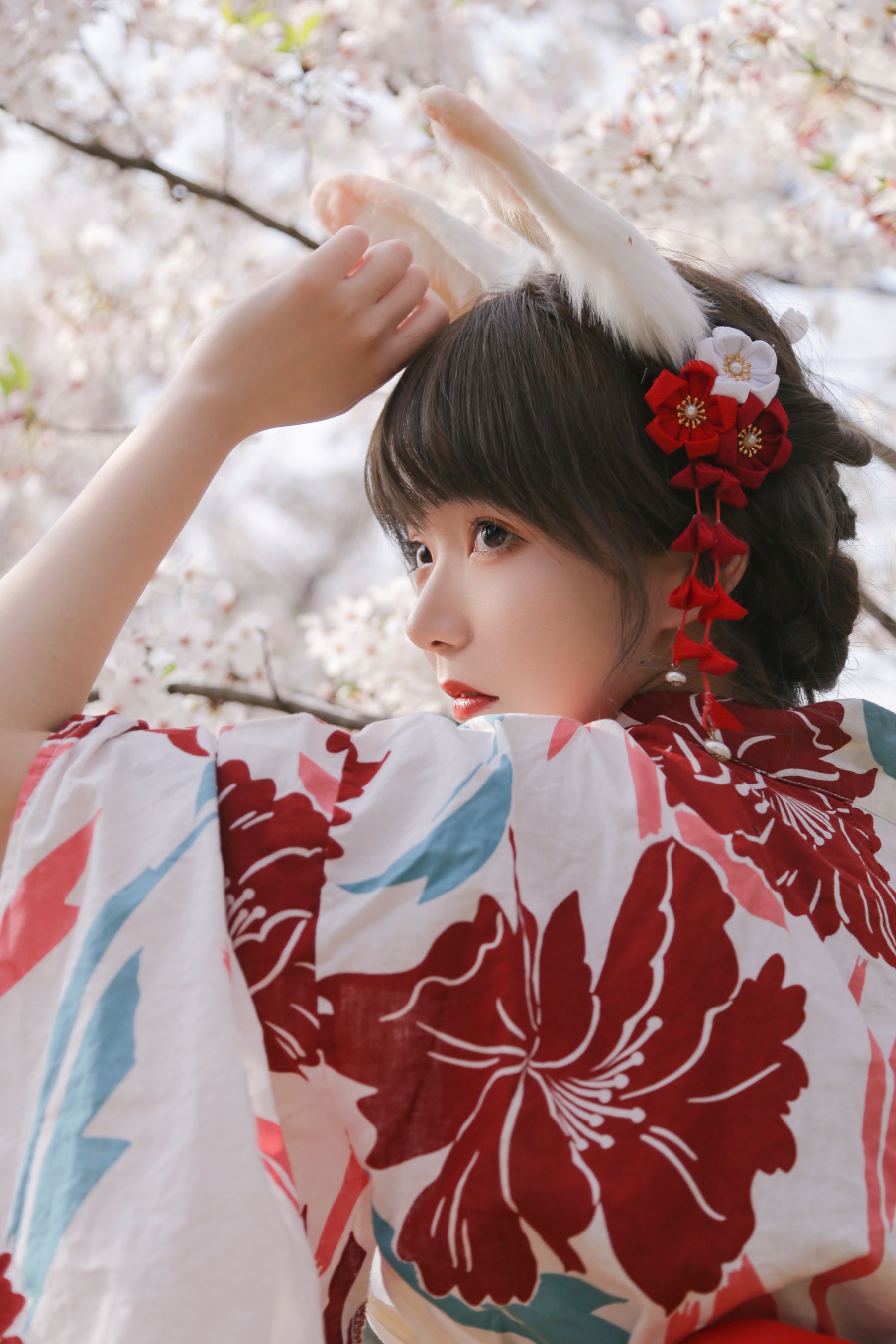 [福利COS] 可爱妹子Fushii_海堂 - 樱花兔兔