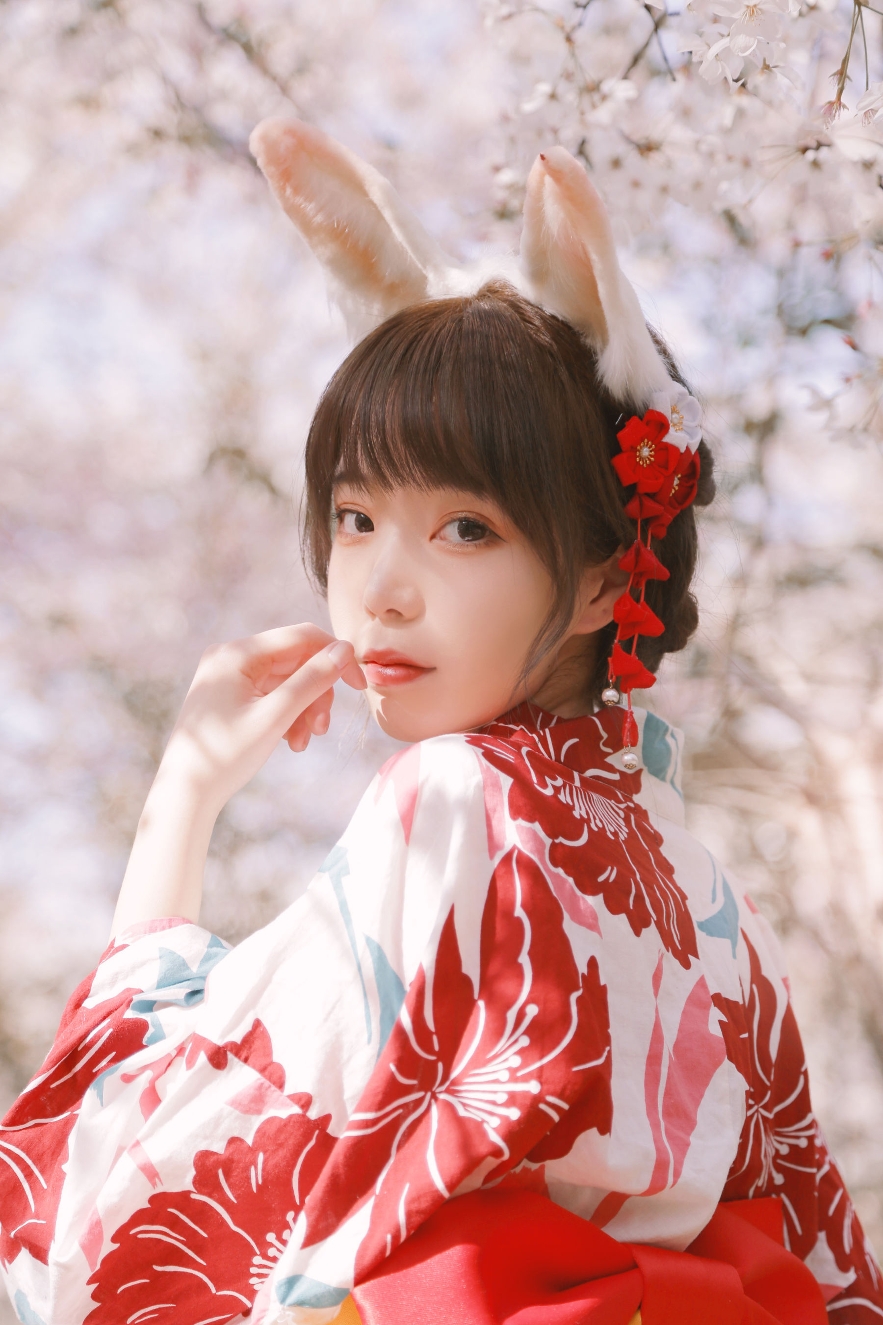 [福利COS] 可爱妹子Fushii_海堂 - 樱花兔兔