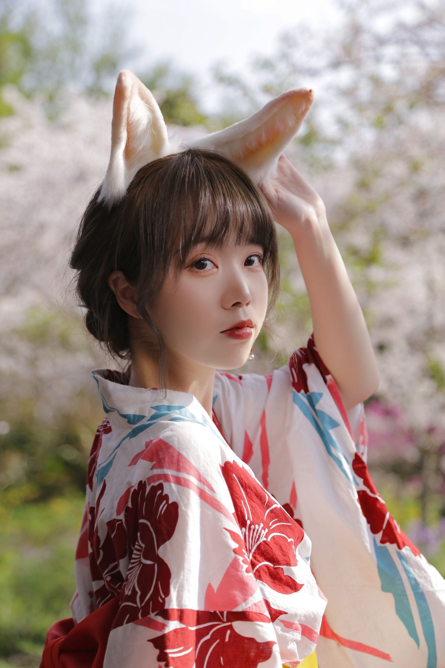 [福利COS] 可爱妹子Fushii_海堂 - 樱花兔兔