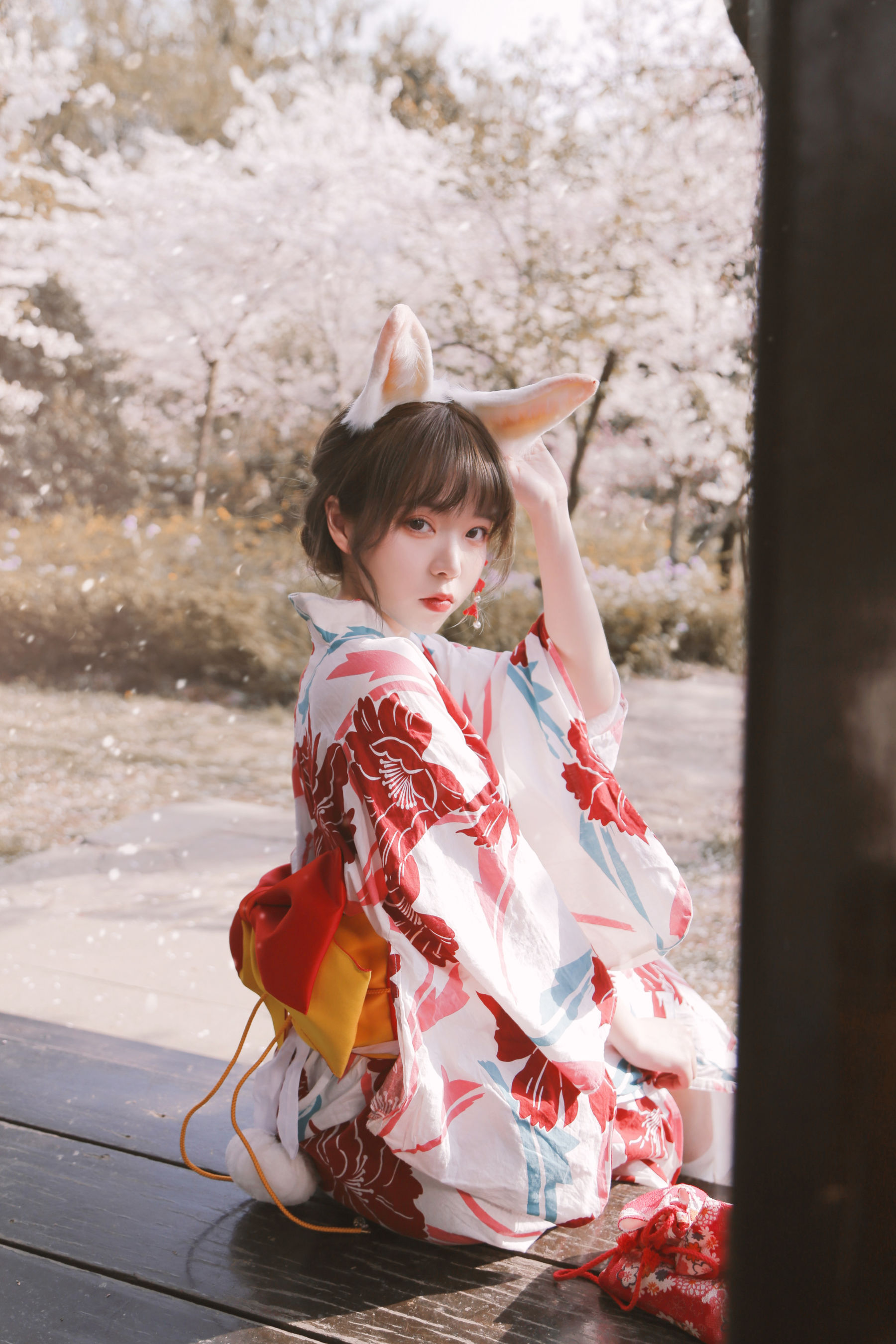 [福利COS] 可爱妹子Fushii_海堂 - 樱花兔兔