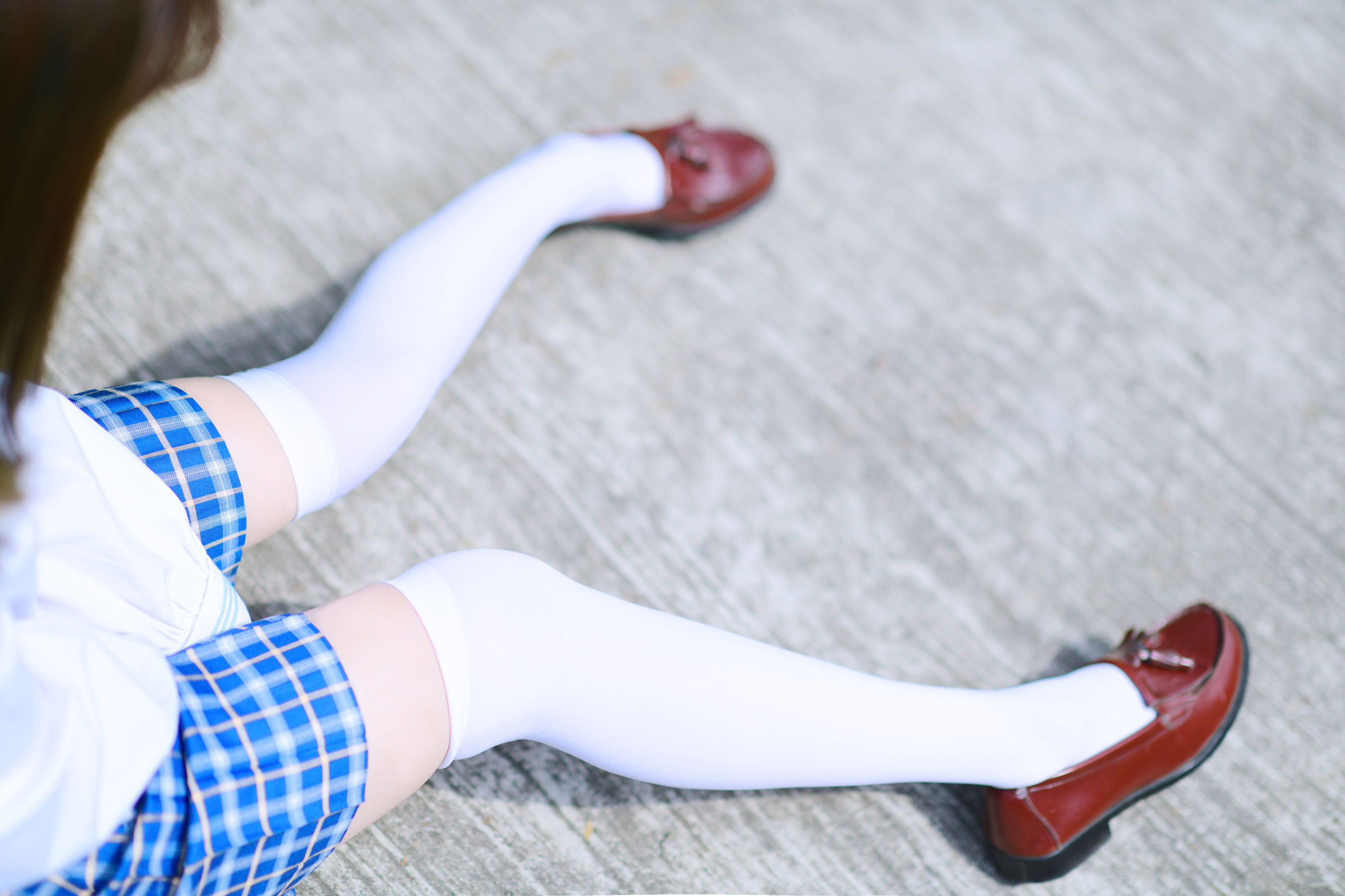 [福利COS] 可爱妹子Fushii_海堂 - 樱花树下