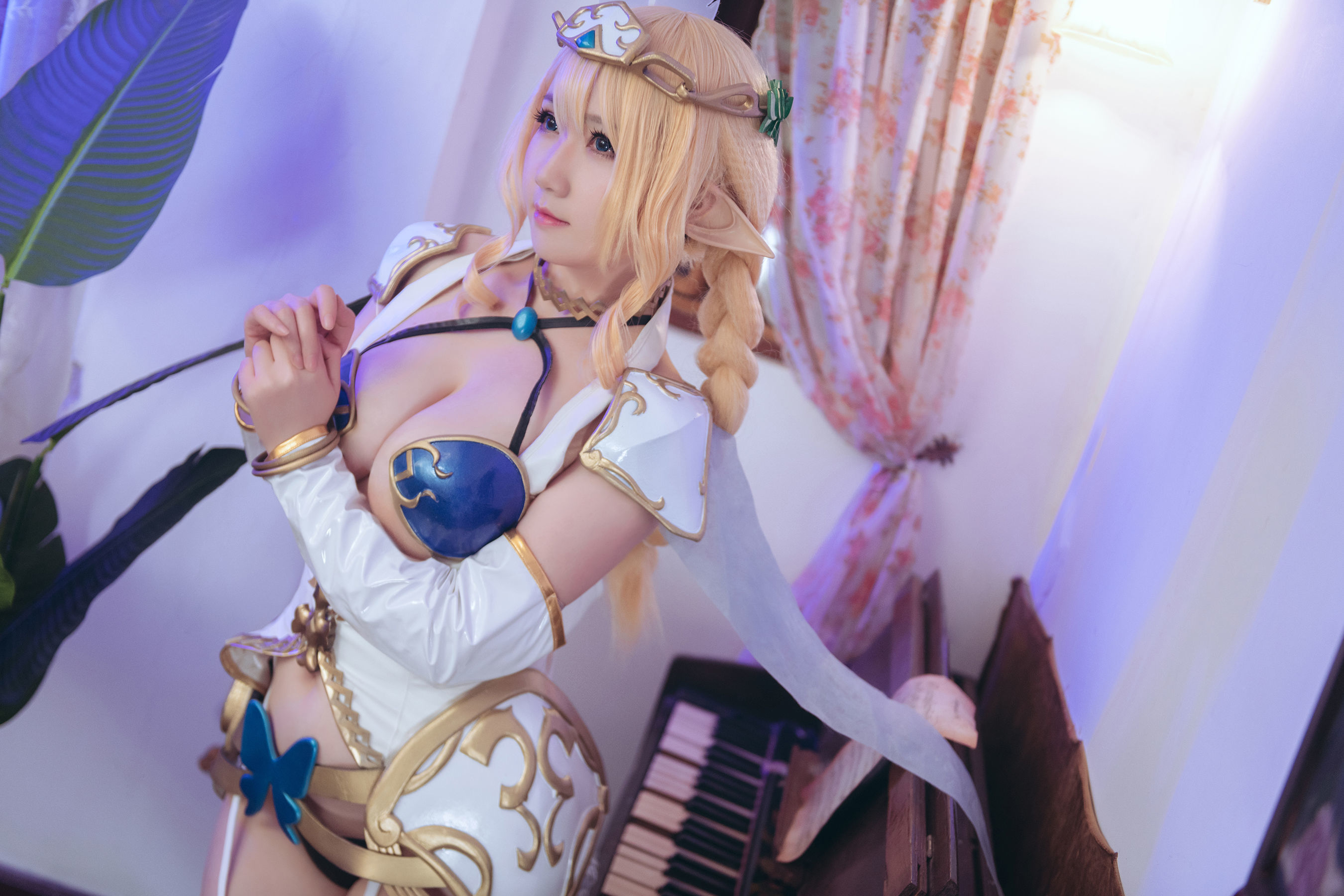 [福利COS] 微肉感萌妹是本末末 - 精灵村