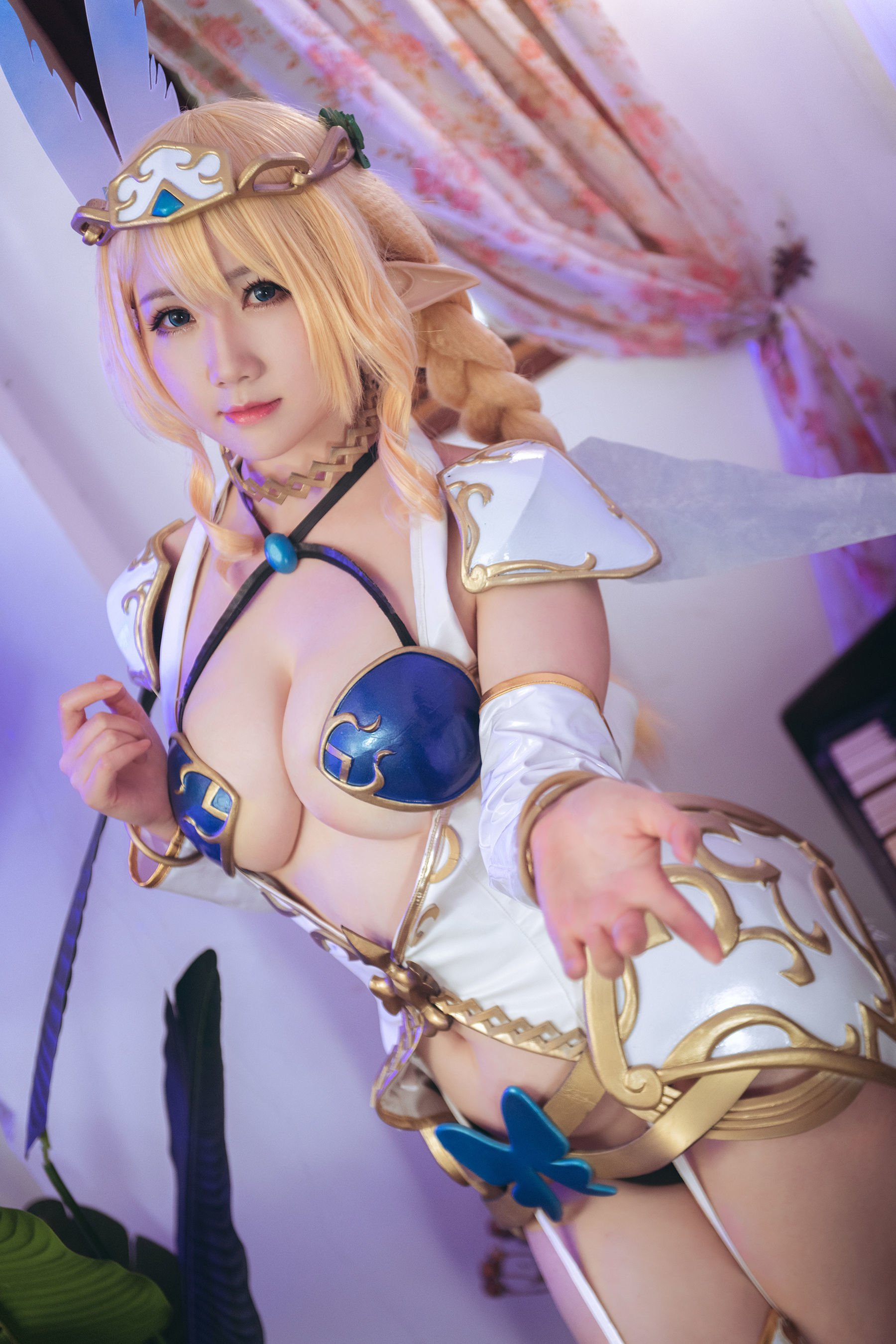[福利COS] 微肉感萌妹是本末末 - 精灵村
