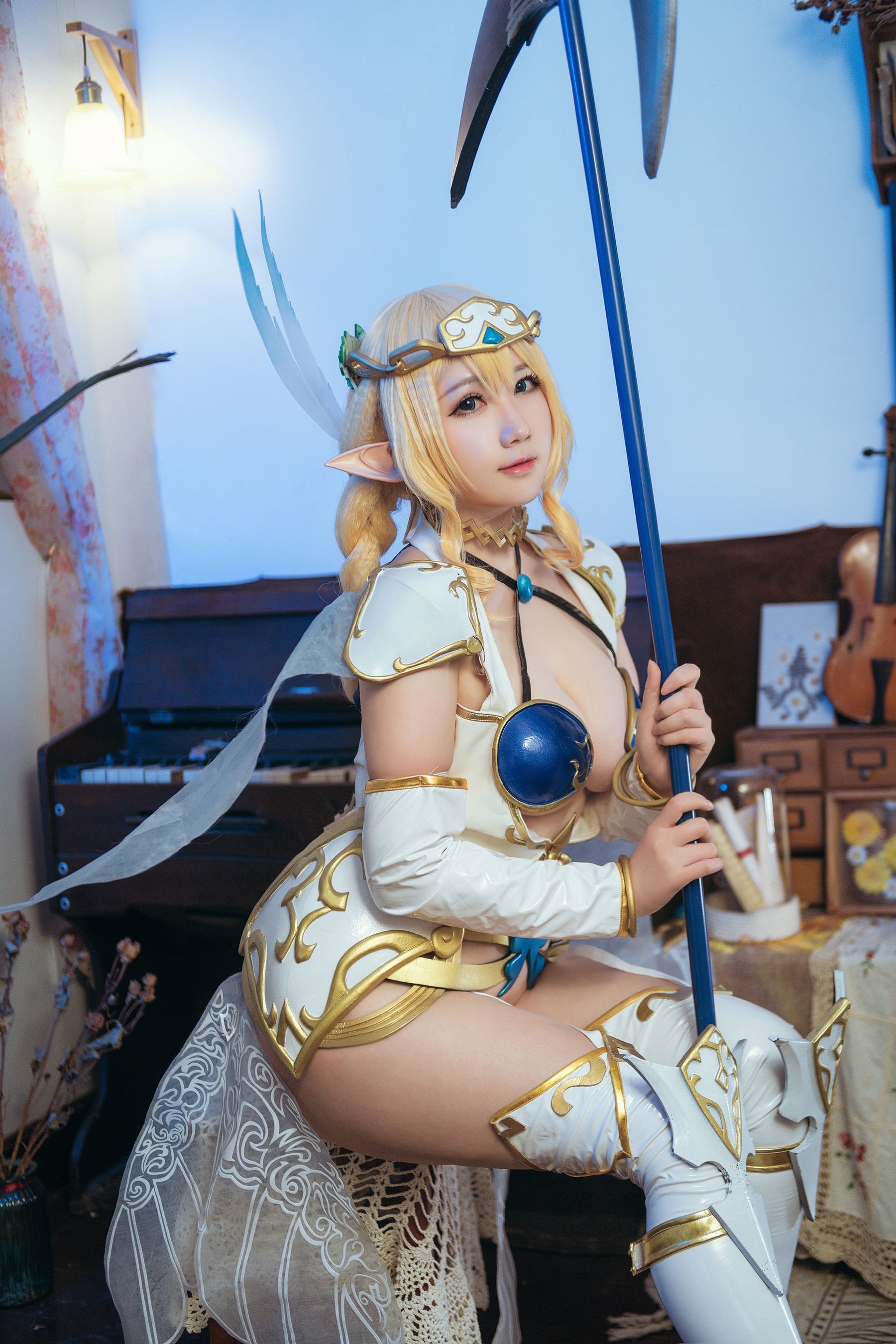 [福利COS] 微肉感萌妹是本末末 - 精灵村