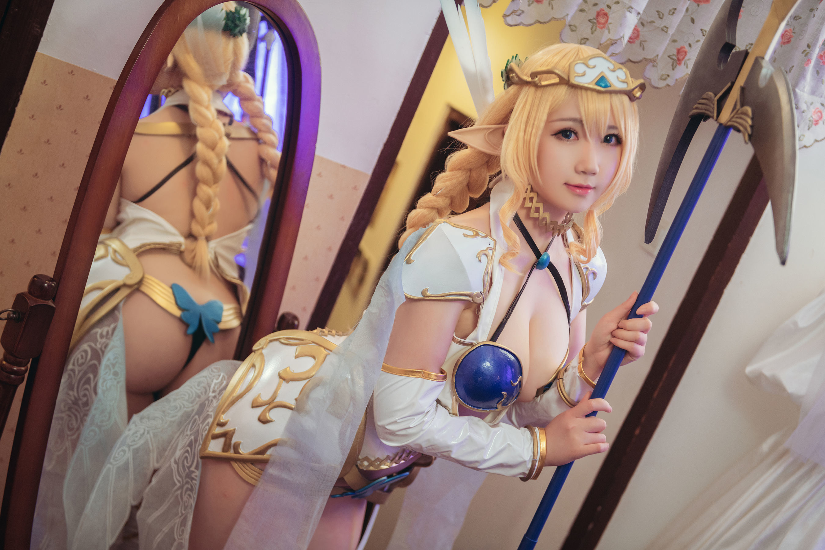 [福利COS] 微肉感萌妹是本末末 - 精灵村