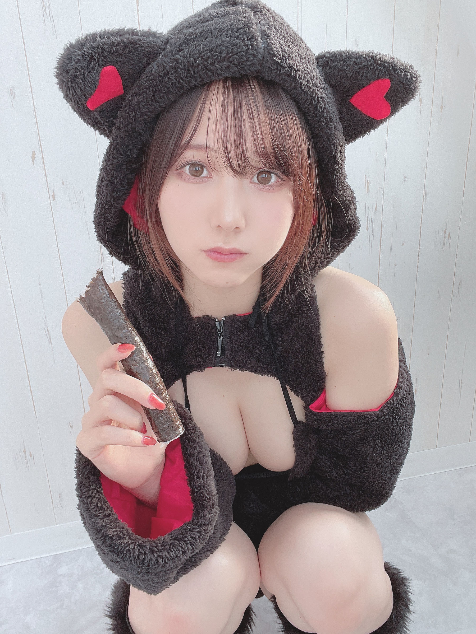 [福利COS] 日本甜美COSERけんけん[fantia] 20211127-黒猫ビキニ