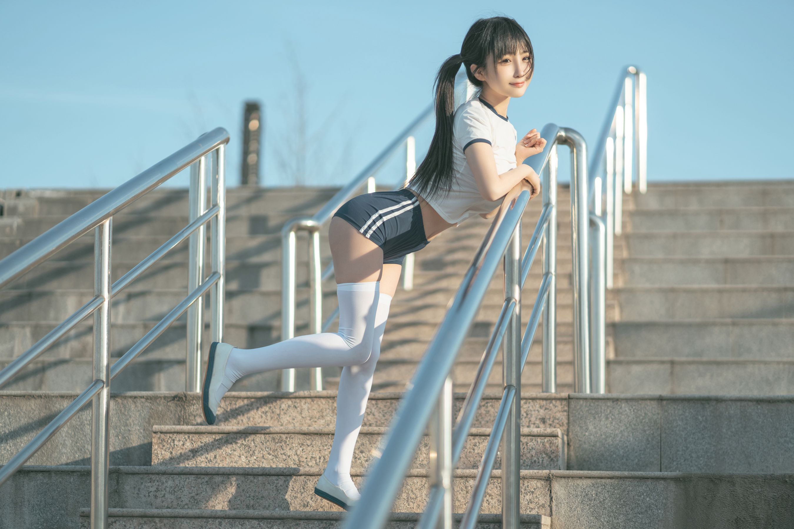 [福利COS] 桜井宁宁 - 体操服