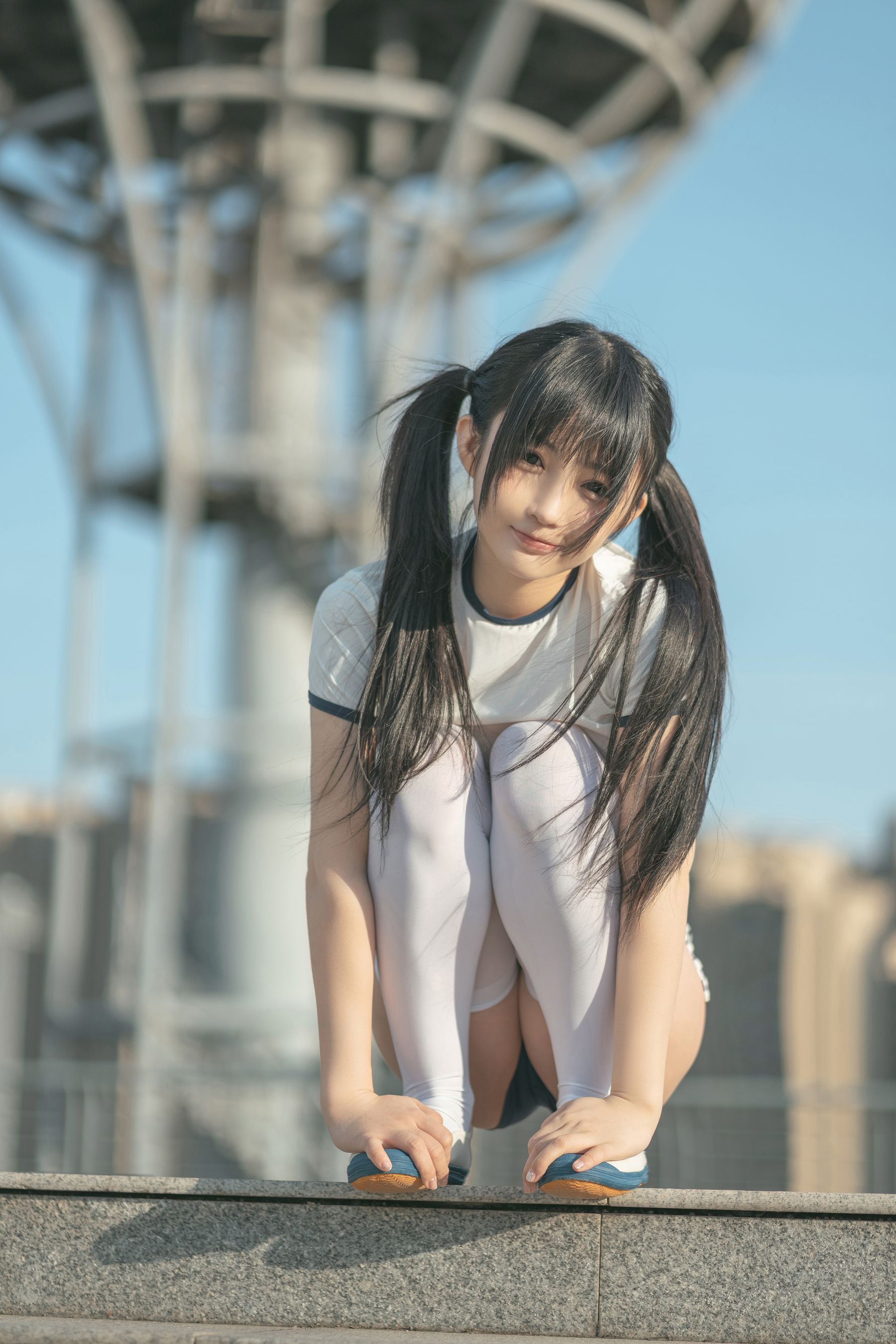 [福利COS] 桜井宁宁 - 体操服