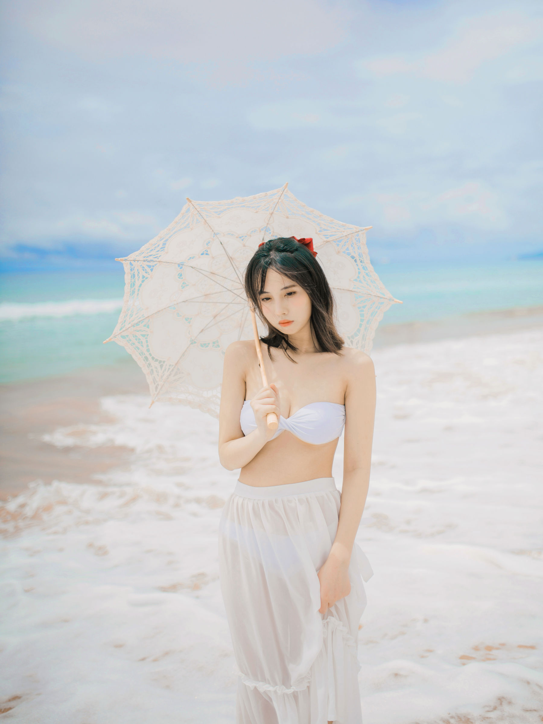 [福利COS] 次元少女念雪ww - 听海