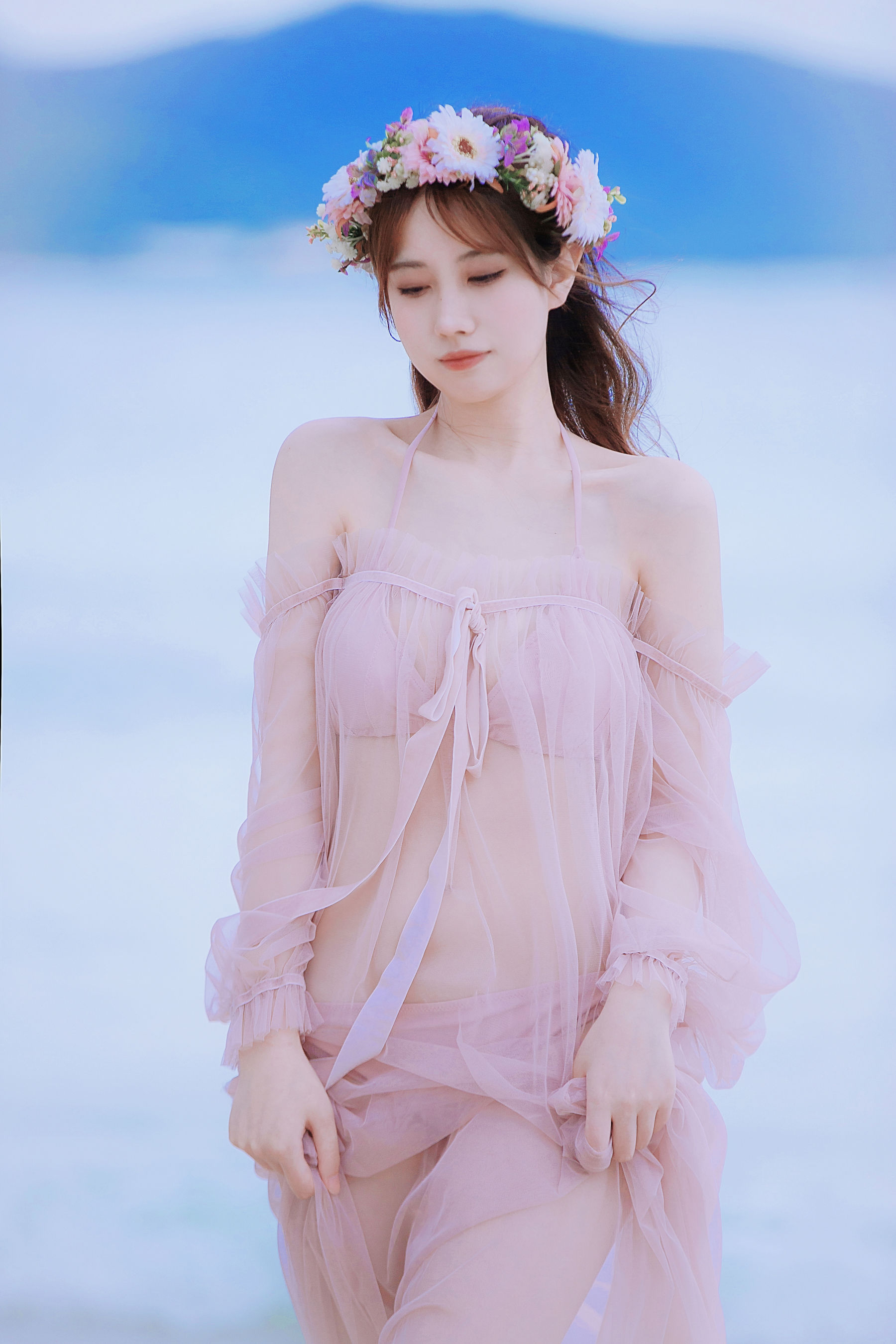 [福利COS] 次元少女念雪ww - 白桃汽水