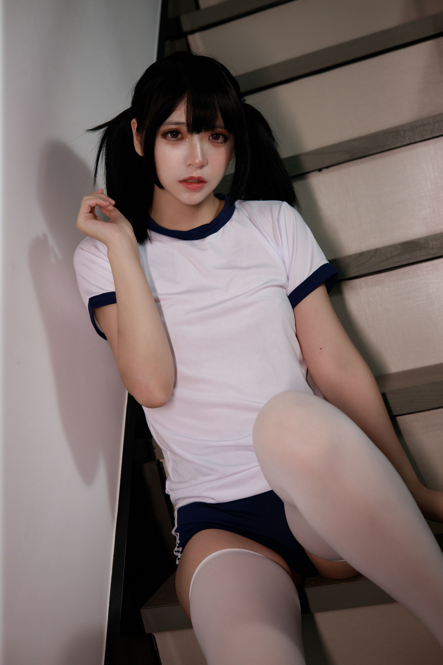 [福利COS] 疯猫ss - 白色情人节福袋 体操服