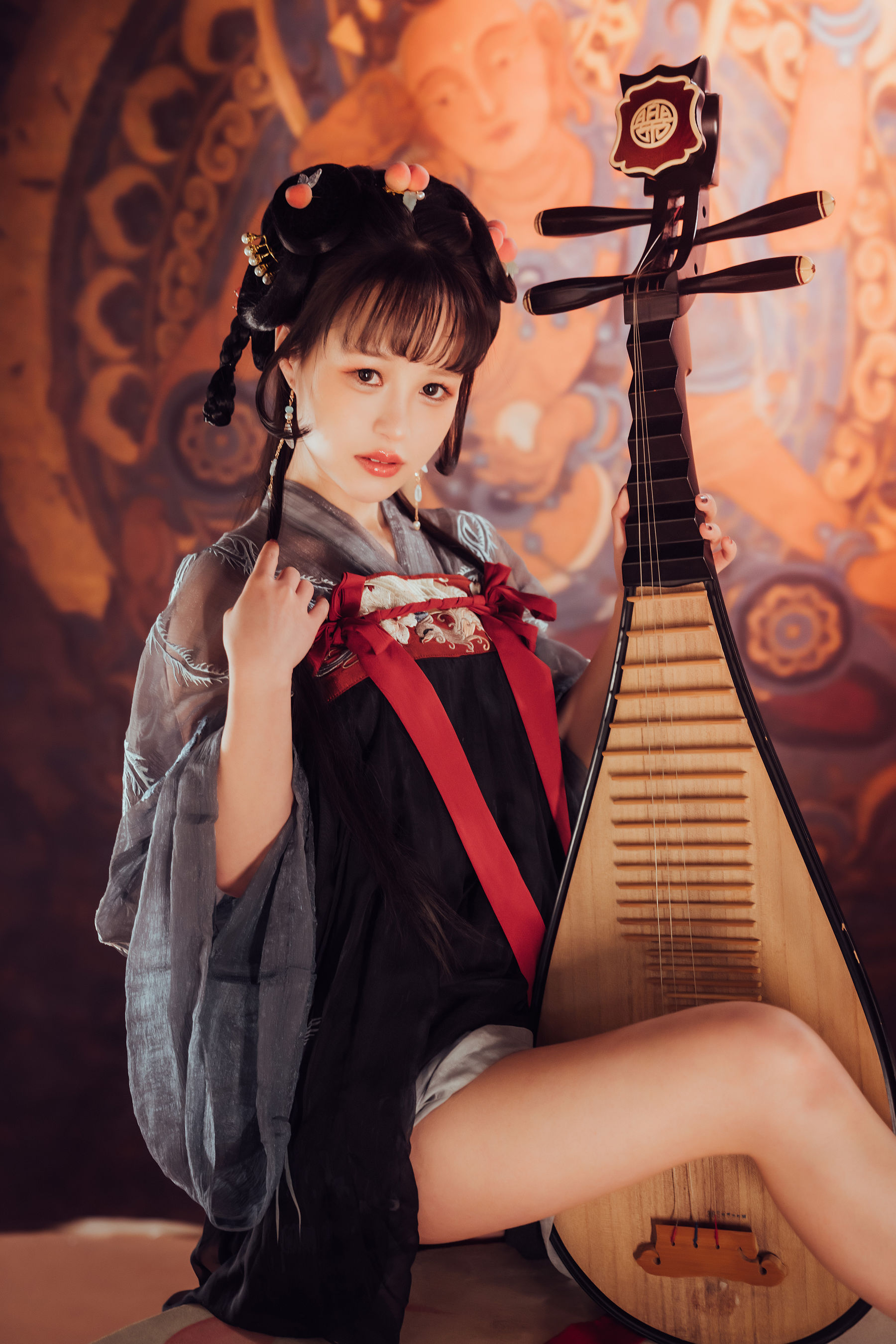 [福利COS] 美少女晕崽 - 小琵琶精