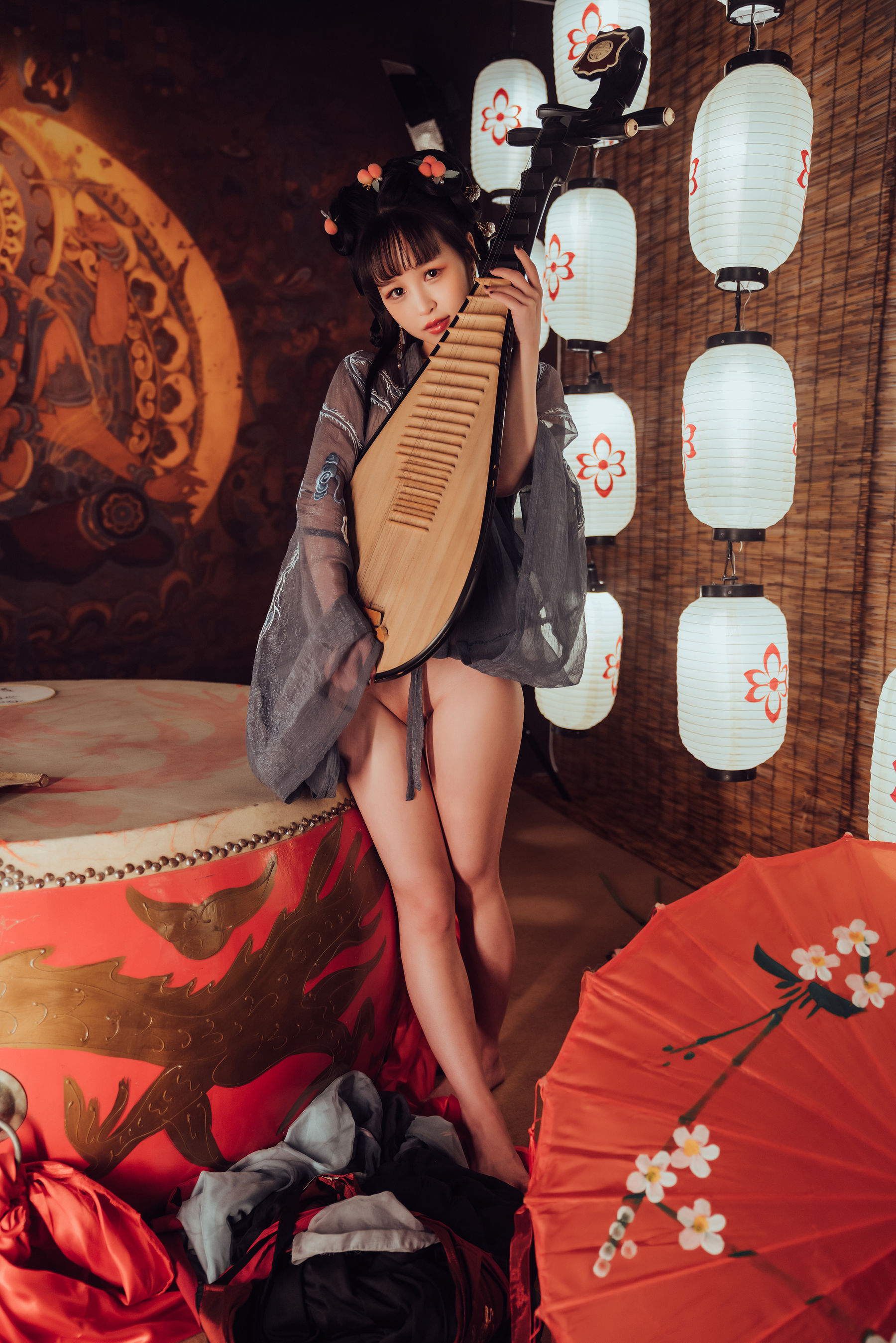 [福利COS] 美少女晕崽 - 小琵琶精