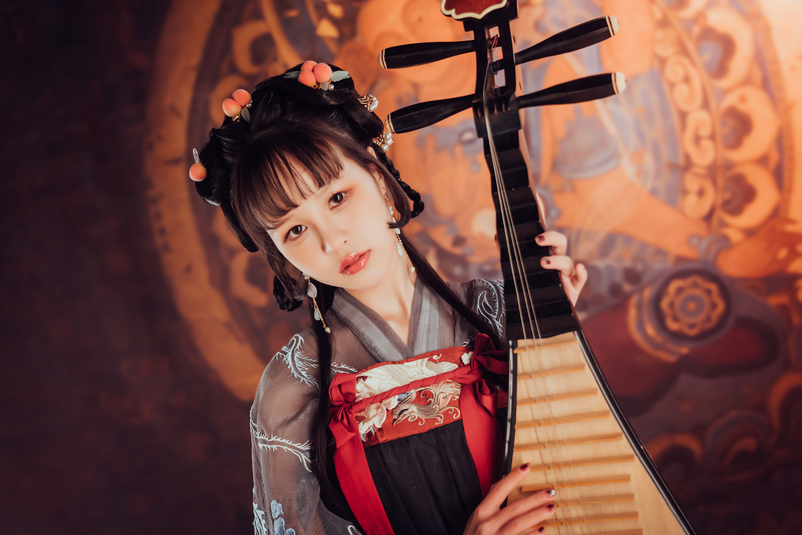 [福利COS] 美少女晕崽 - 小琵琶精