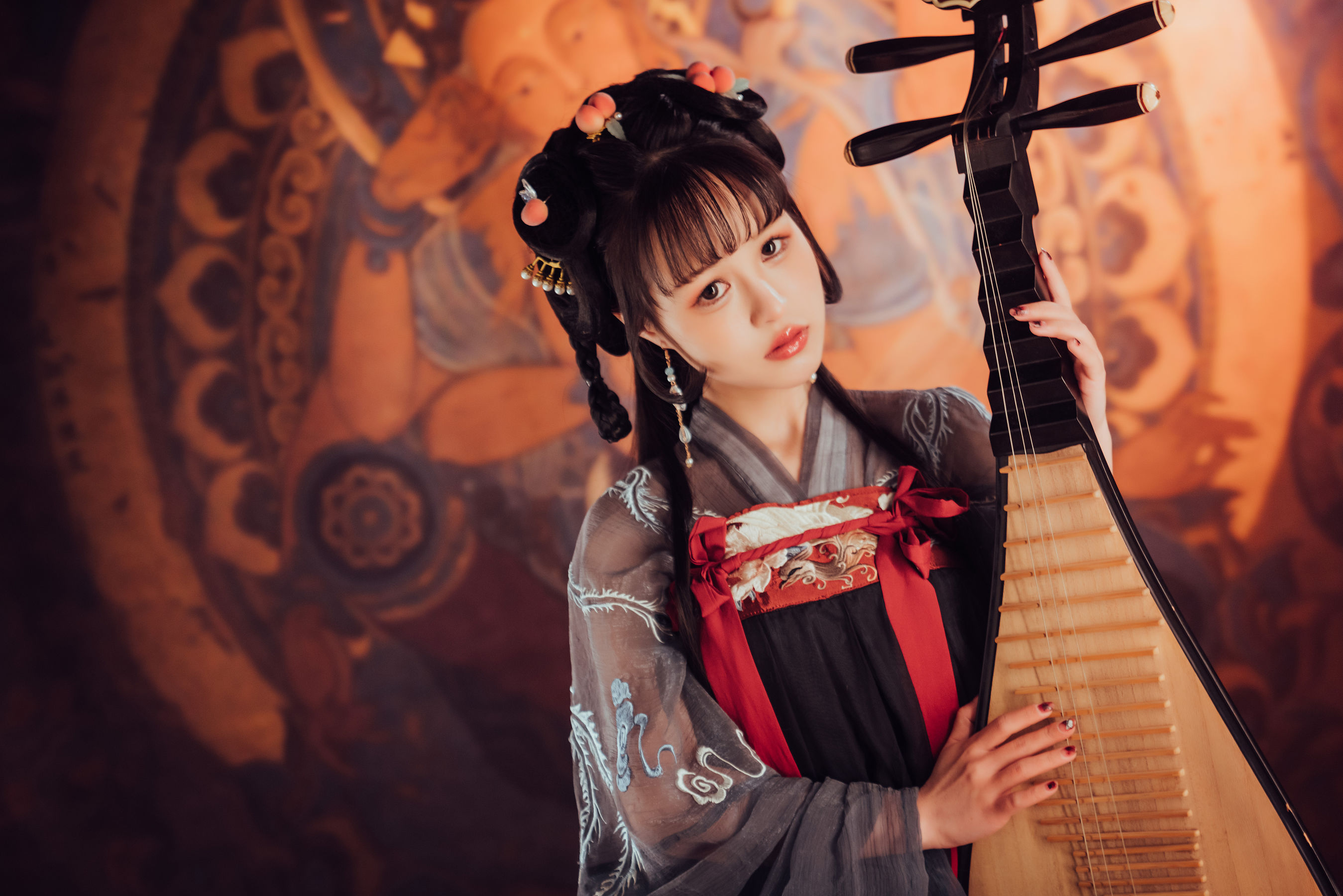 [福利COS] 美少女晕崽 - 小琵琶精