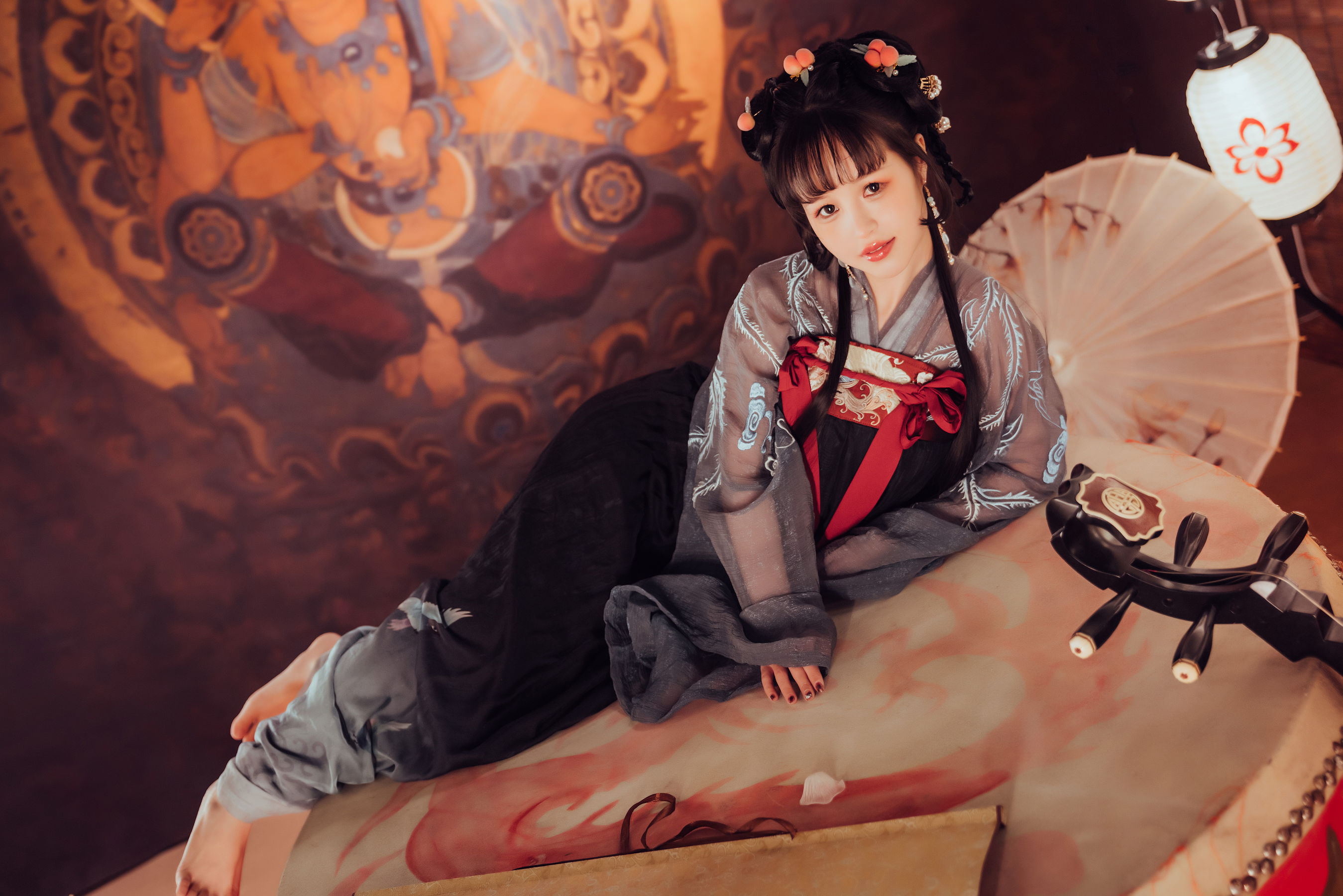 [福利COS] 美少女晕崽 - 小琵琶精