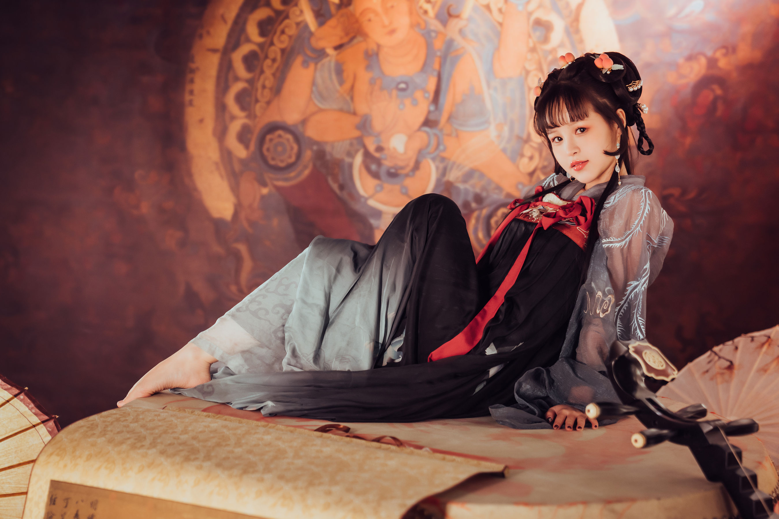 [福利COS] 美少女晕崽 - 小琵琶精