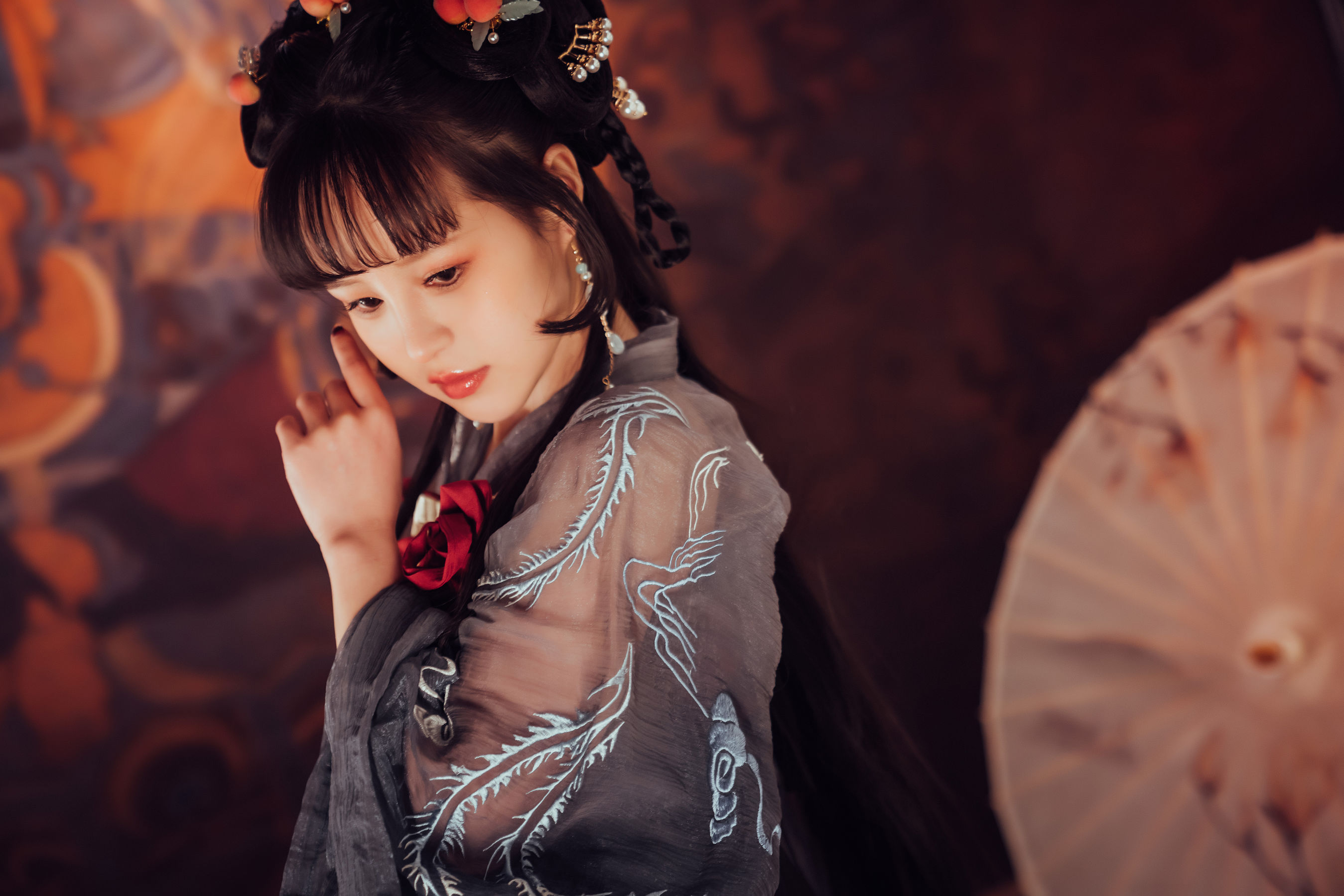[福利COS] 美少女晕崽 - 小琵琶精