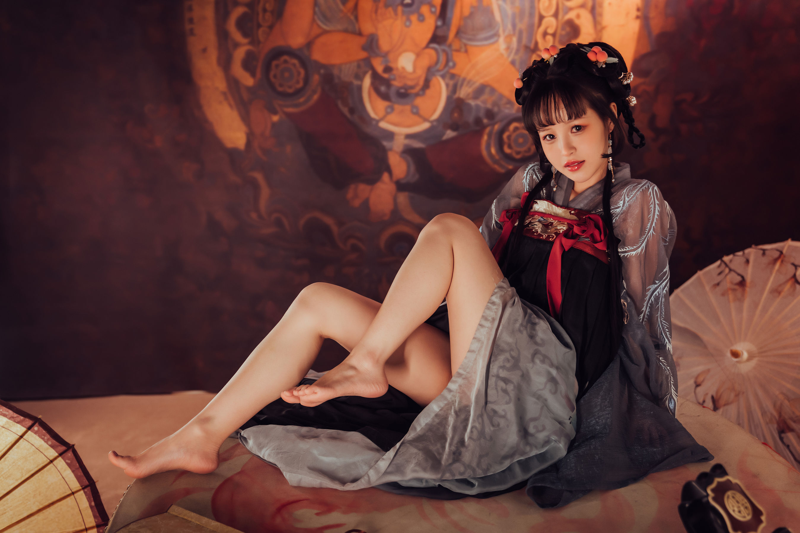 [福利COS] 美少女晕崽 - 小琵琶精