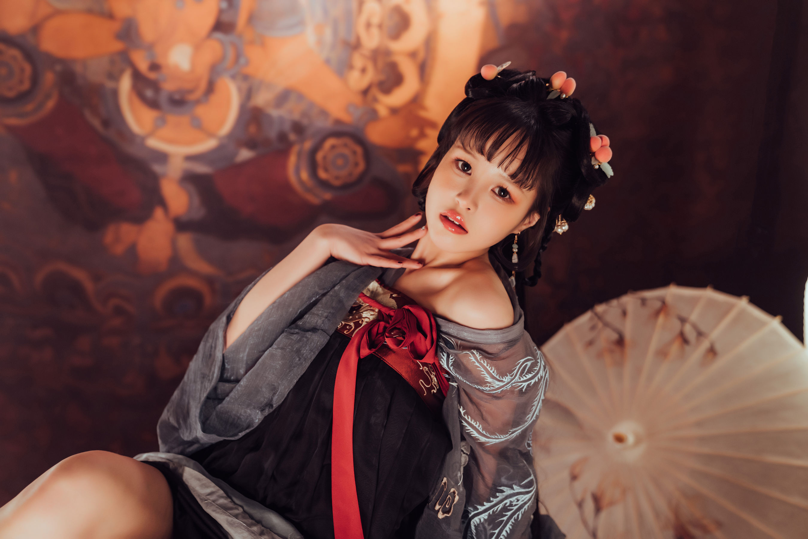 [福利COS] 美少女晕崽 - 小琵琶精