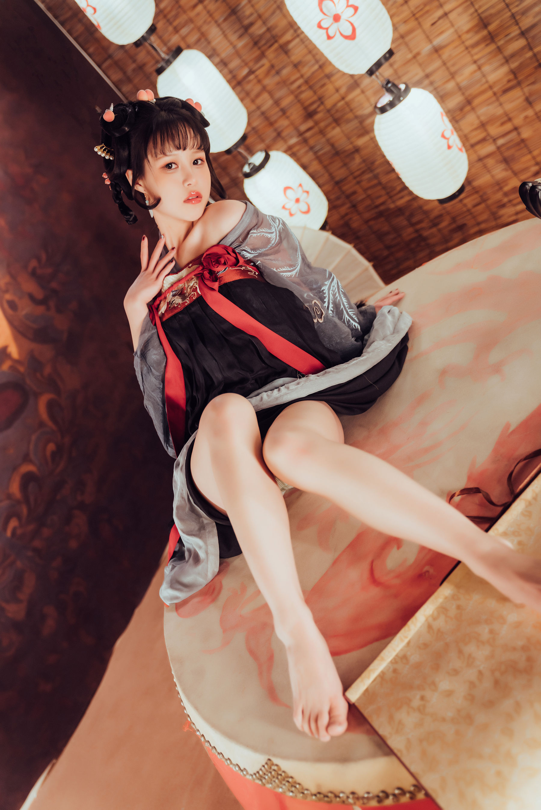 [福利COS] 美少女晕崽 - 小琵琶精