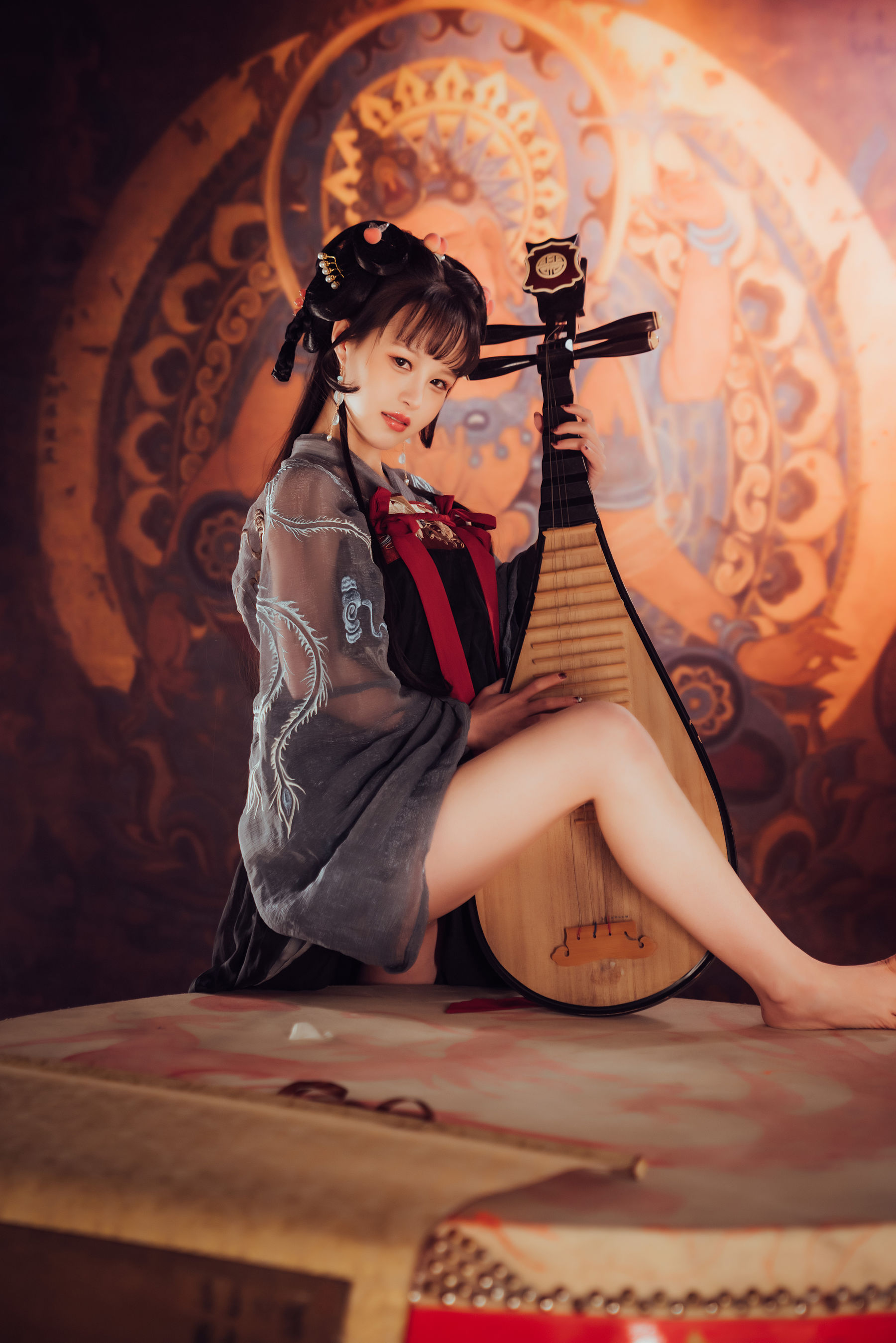 [福利COS] 美少女晕崽 - 小琵琶精