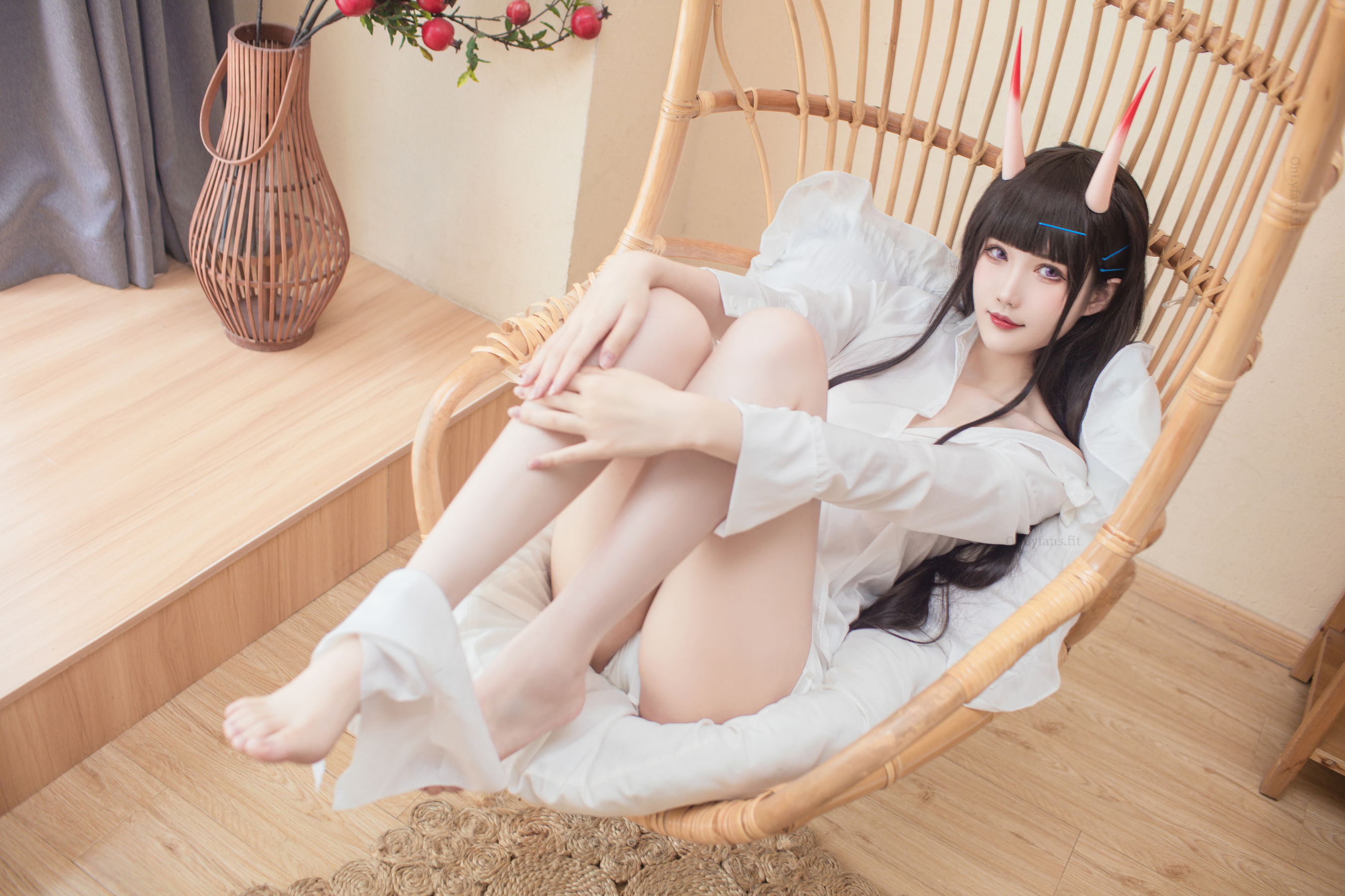 [福利COS] 花兮_honoka - 能代 宁静的六叠间
