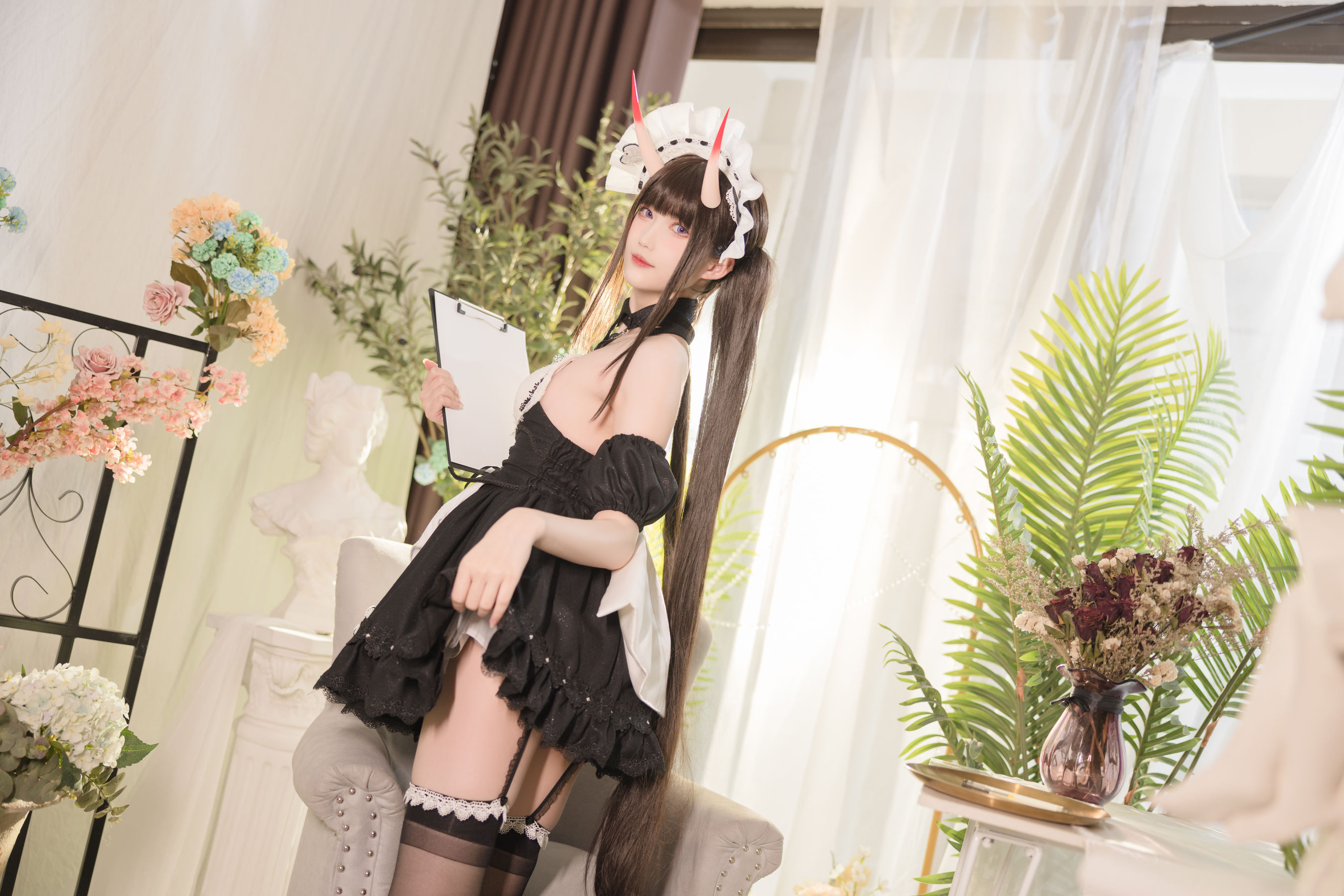 [福利COS] 花兮_honoka - 能代 需要少冰吗
