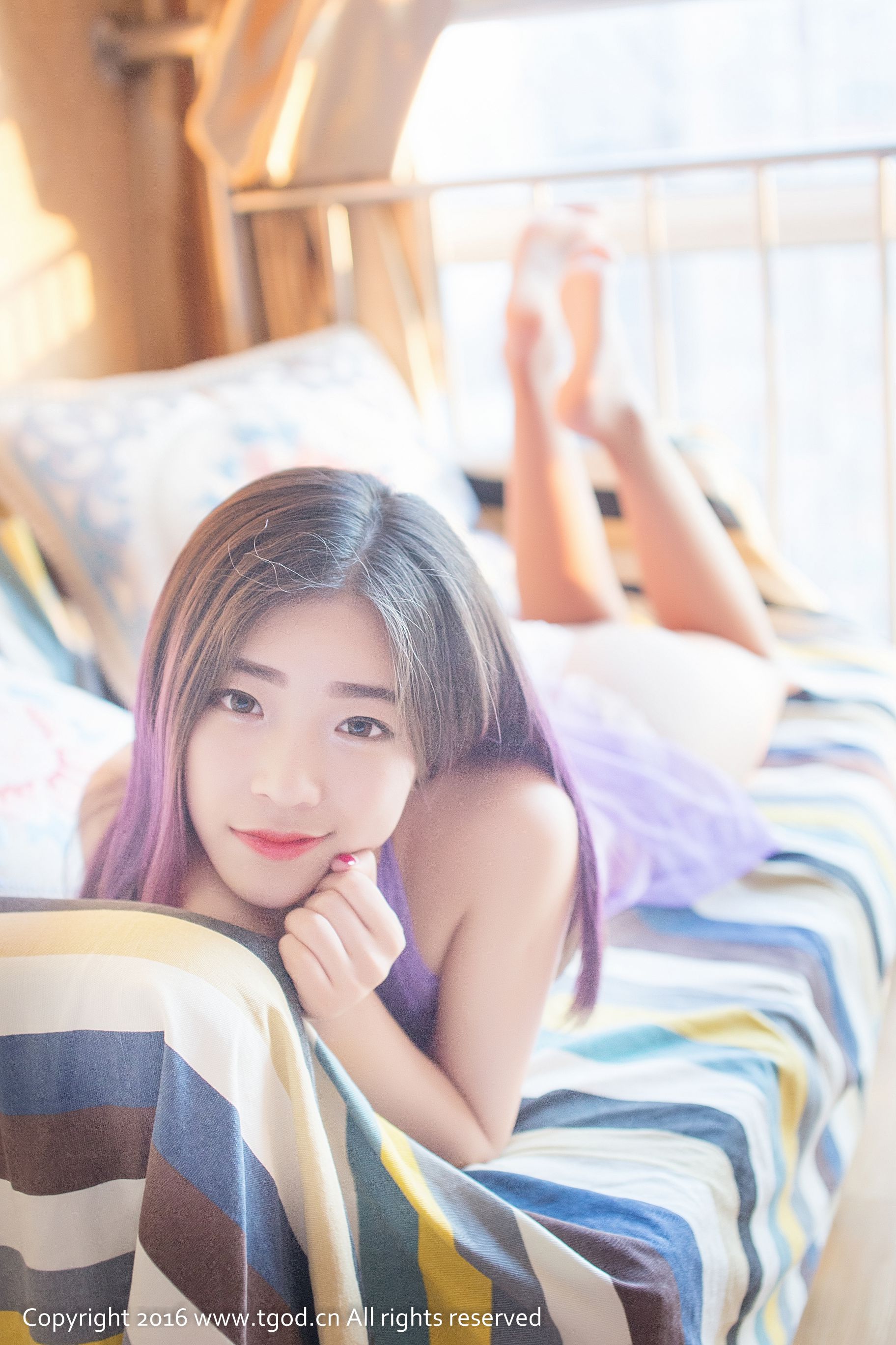 萌萌《甜美可人、制服诱惑》 [推女神TGOD]