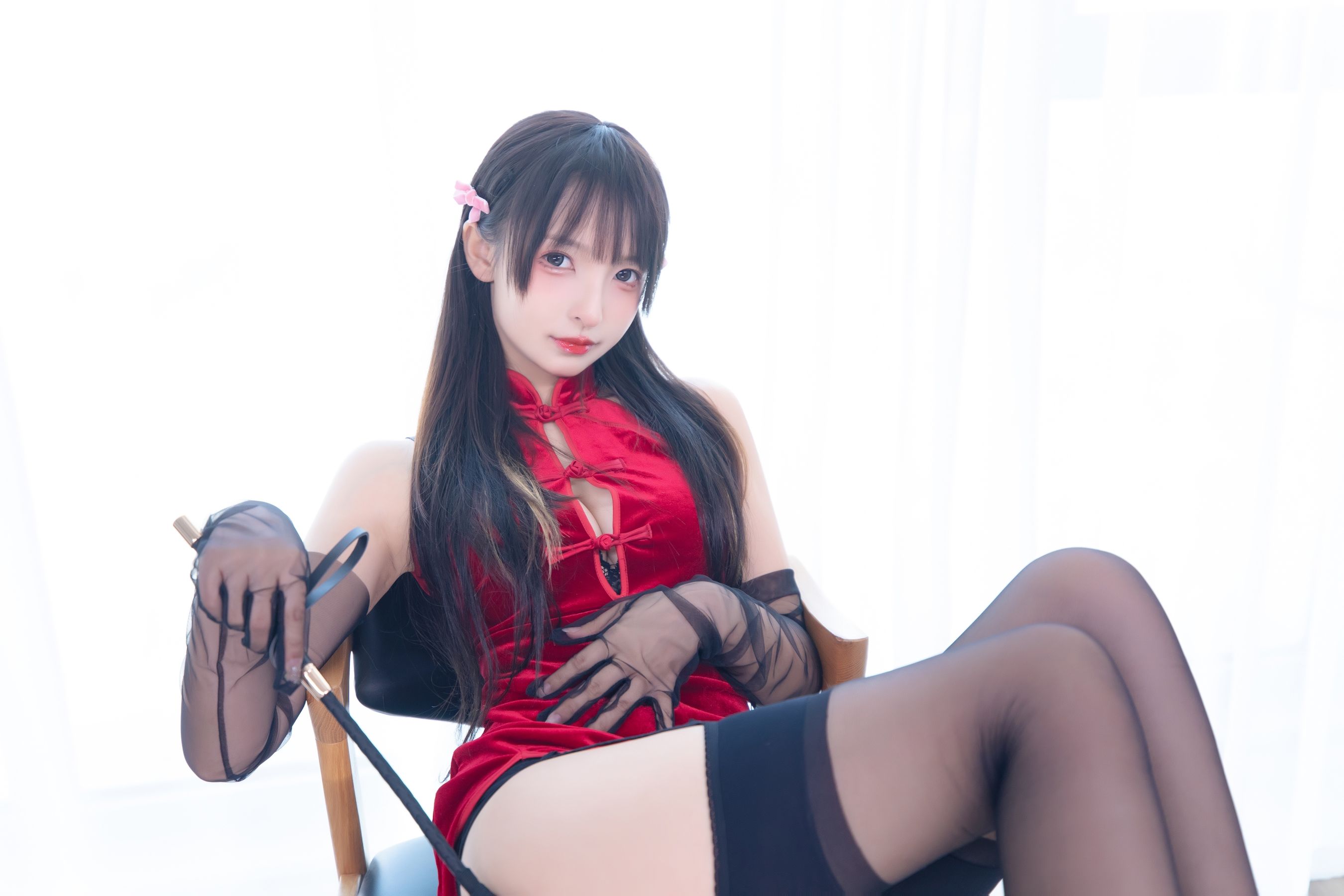 [福利COS] 萝莉神楽板真冬之甜蜜皮鞭