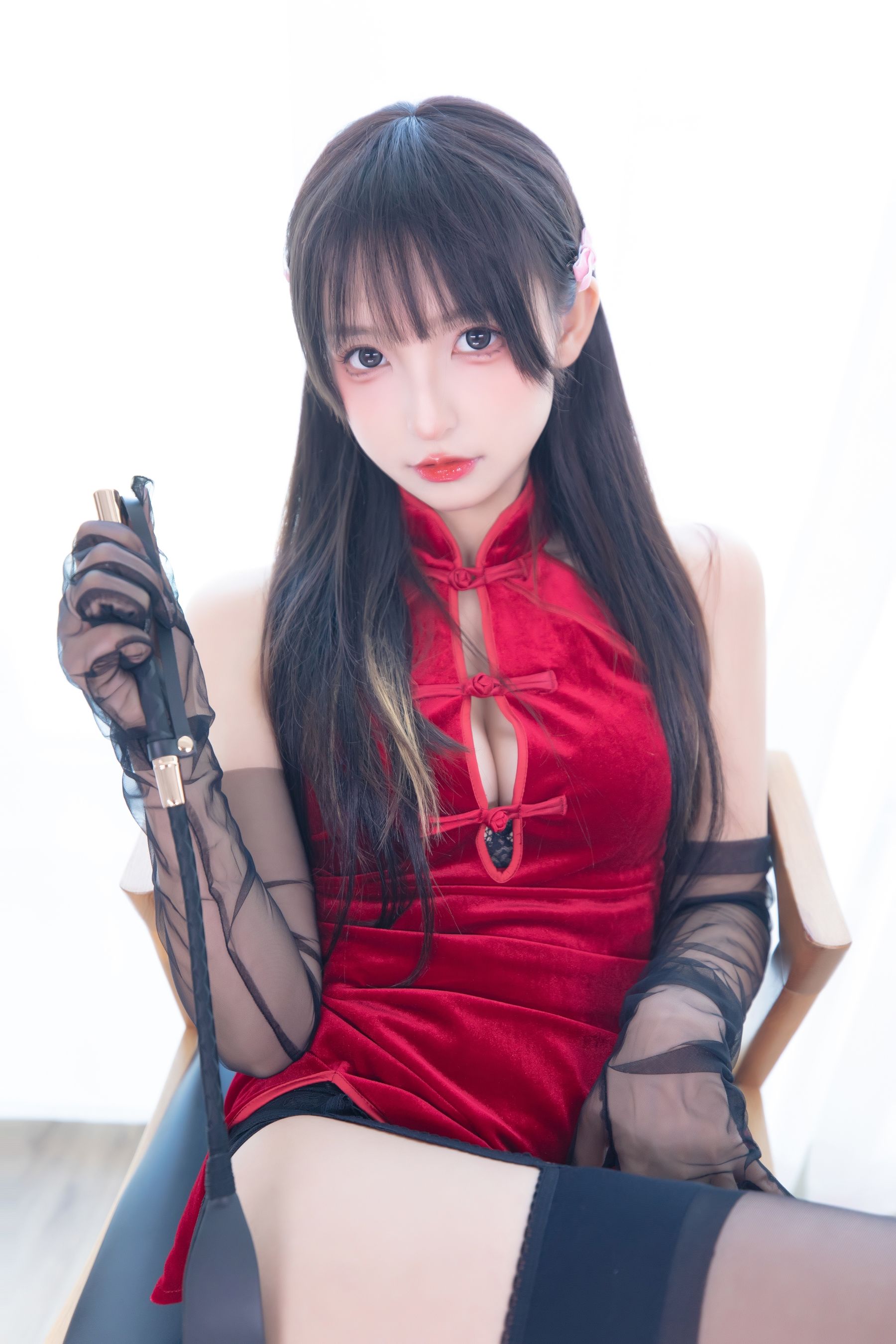 [福利COS] 萝莉神楽板真冬之甜蜜皮鞭