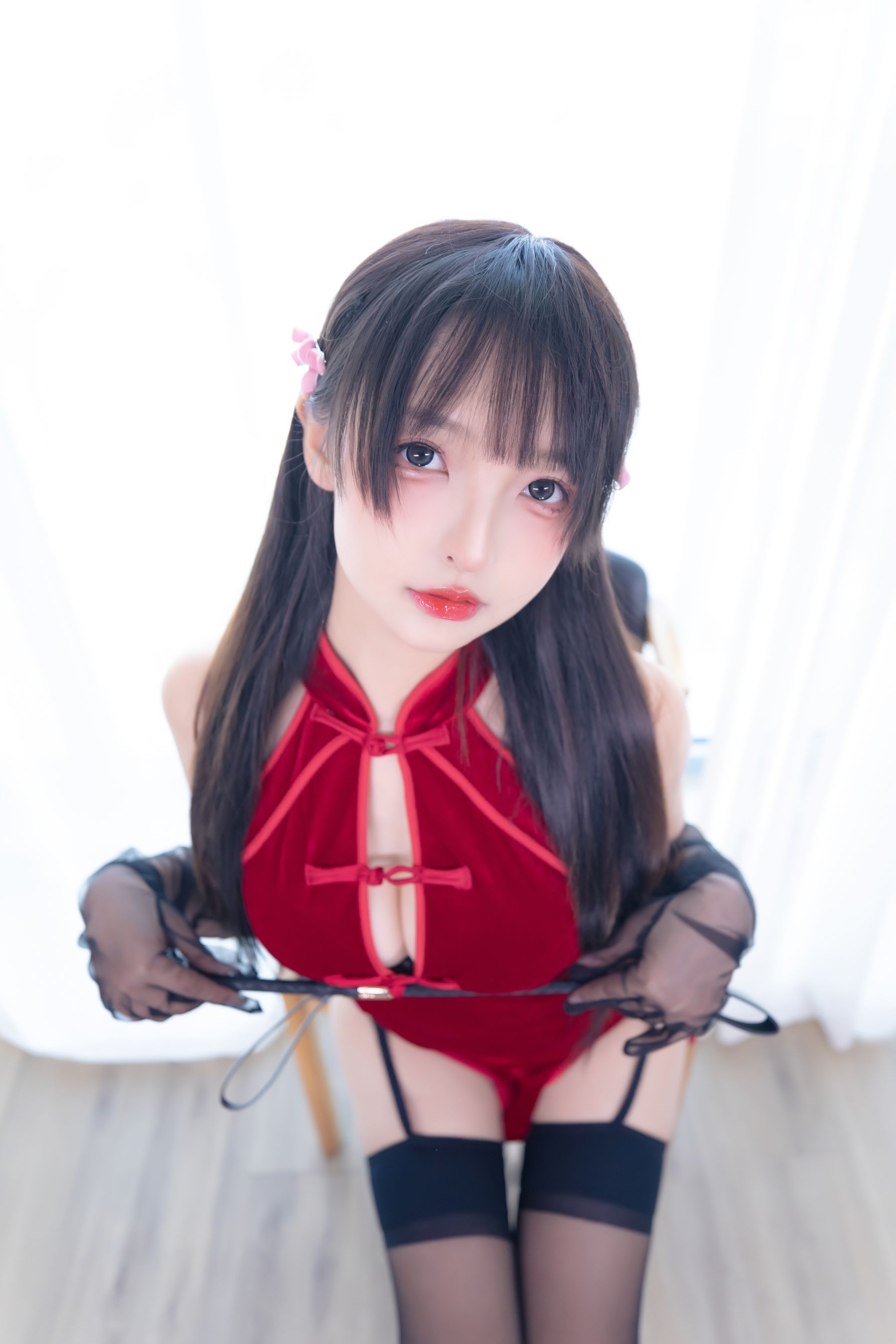 [福利COS] 萝莉神楽板真冬之甜蜜皮鞭