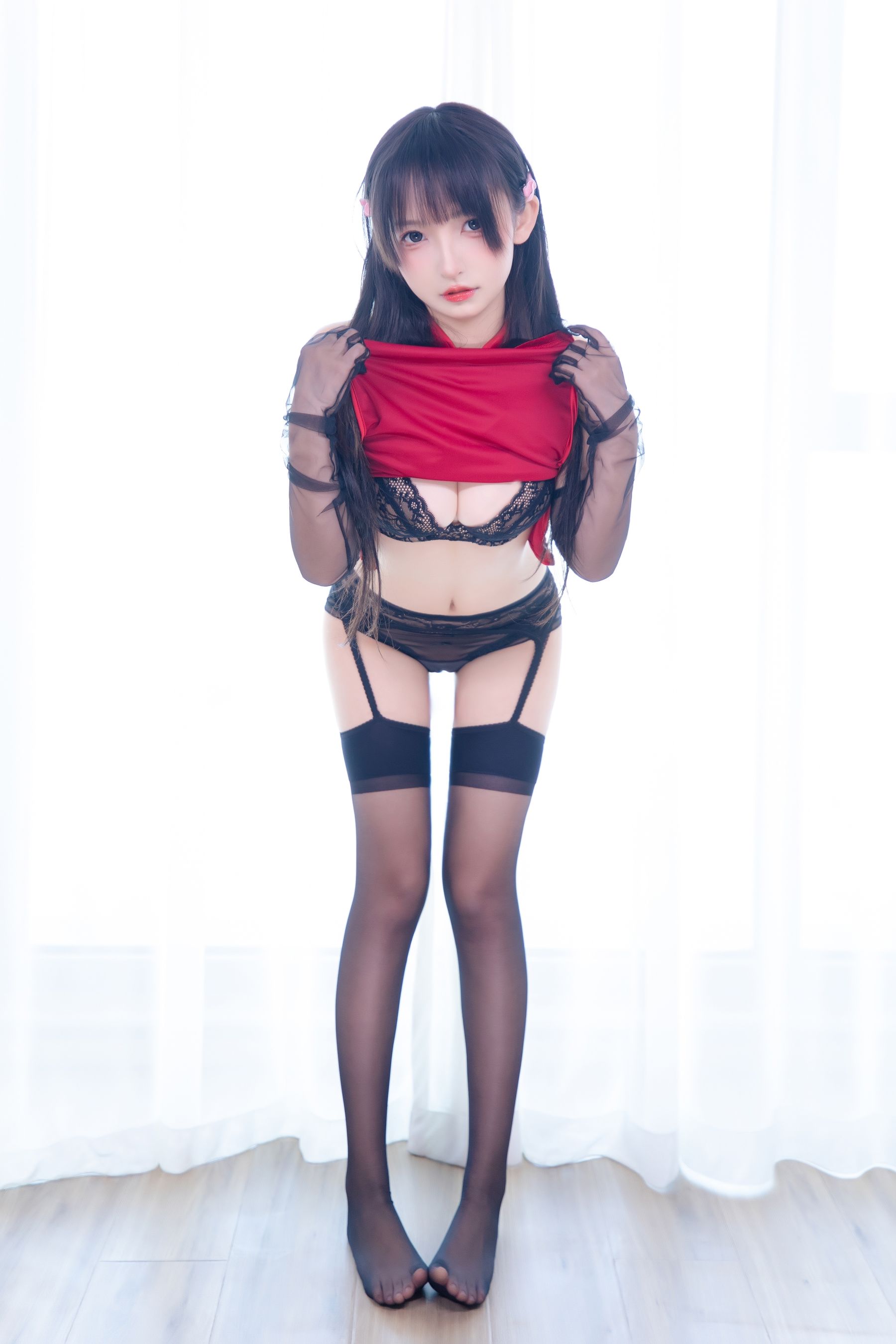 [福利COS] 萝莉神楽板真冬之甜蜜皮鞭