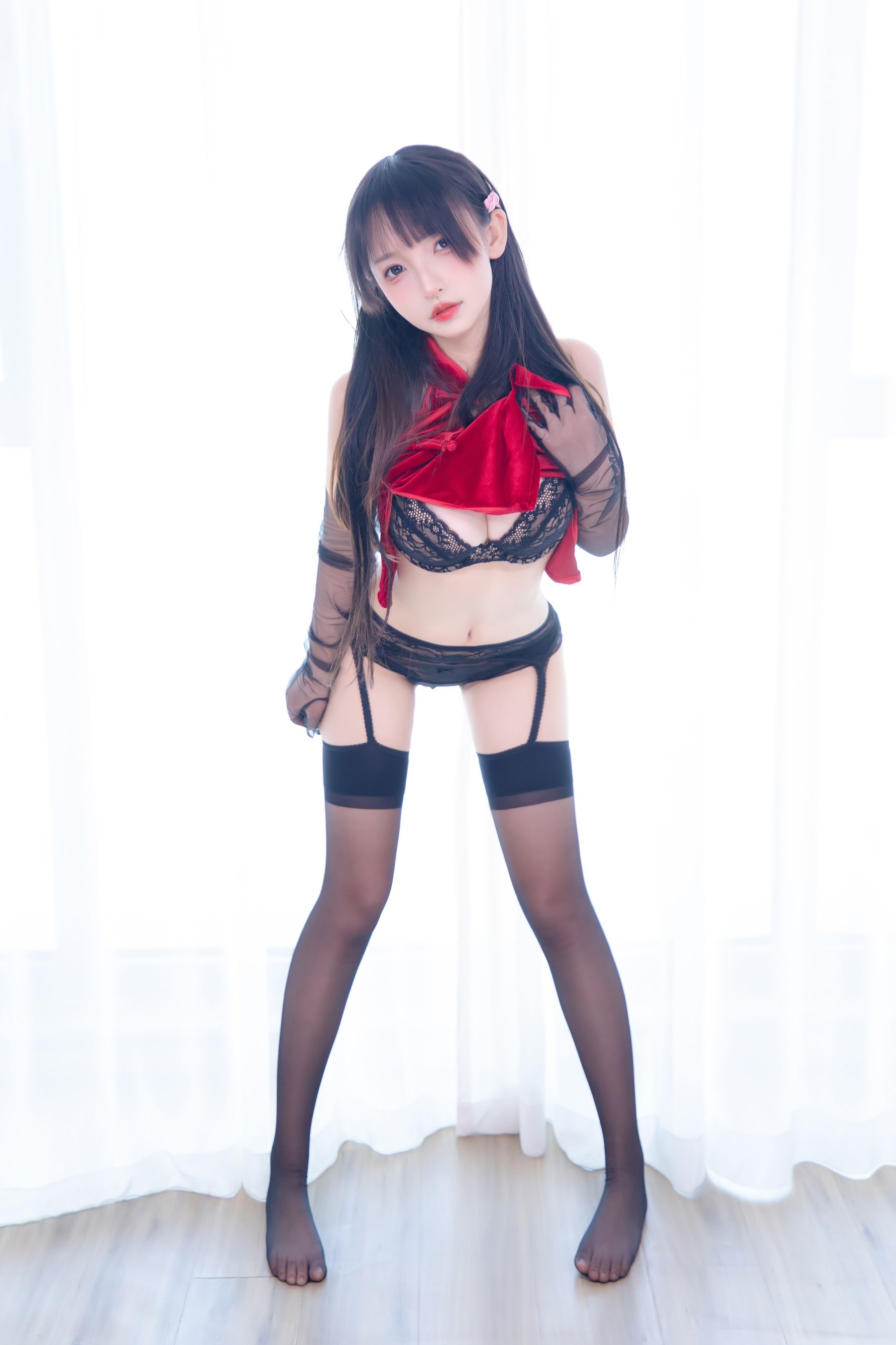 [福利COS] 萝莉神楽板真冬之甜蜜皮鞭