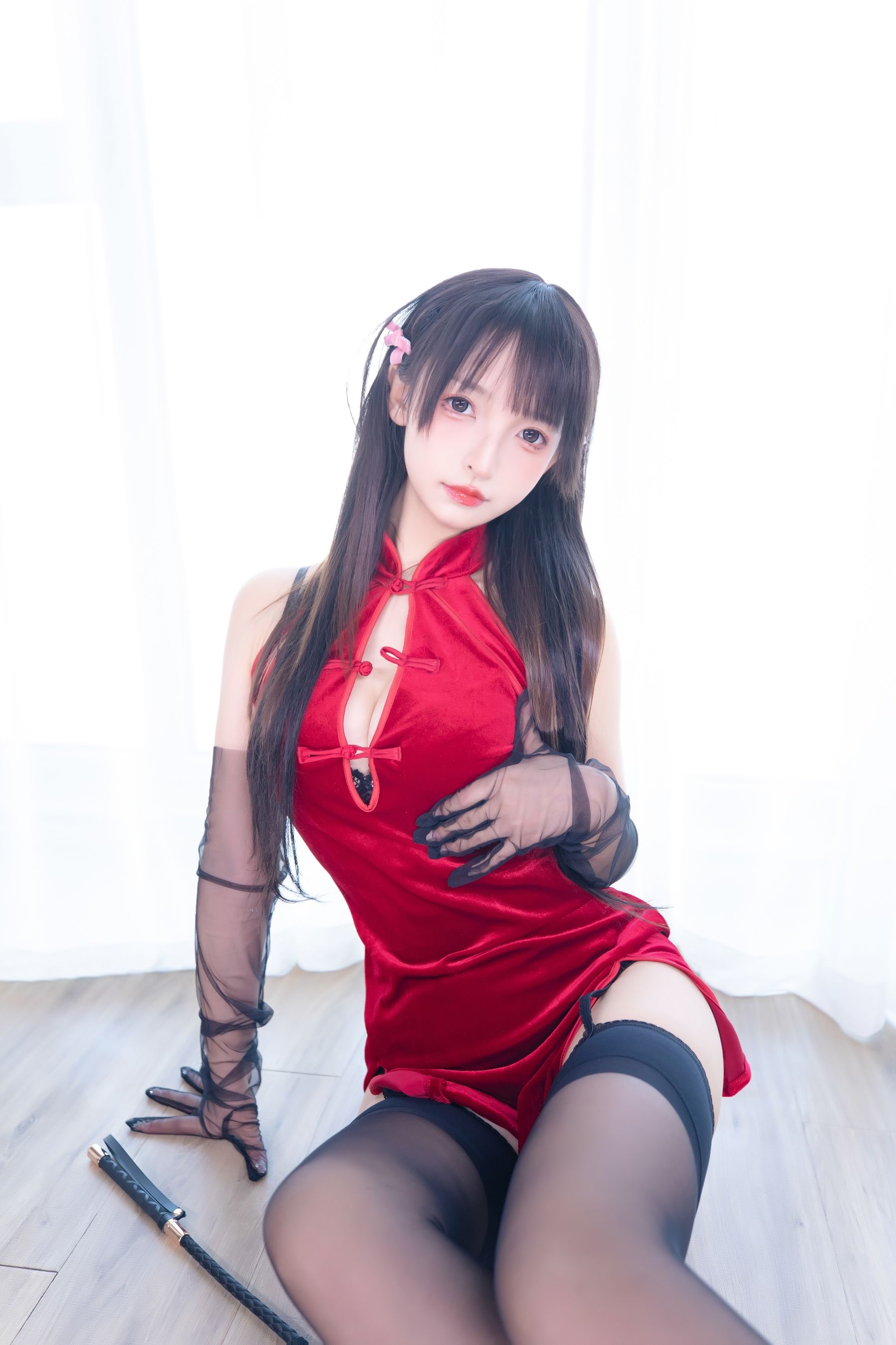 [福利COS] 萝莉神楽板真冬之甜蜜皮鞭