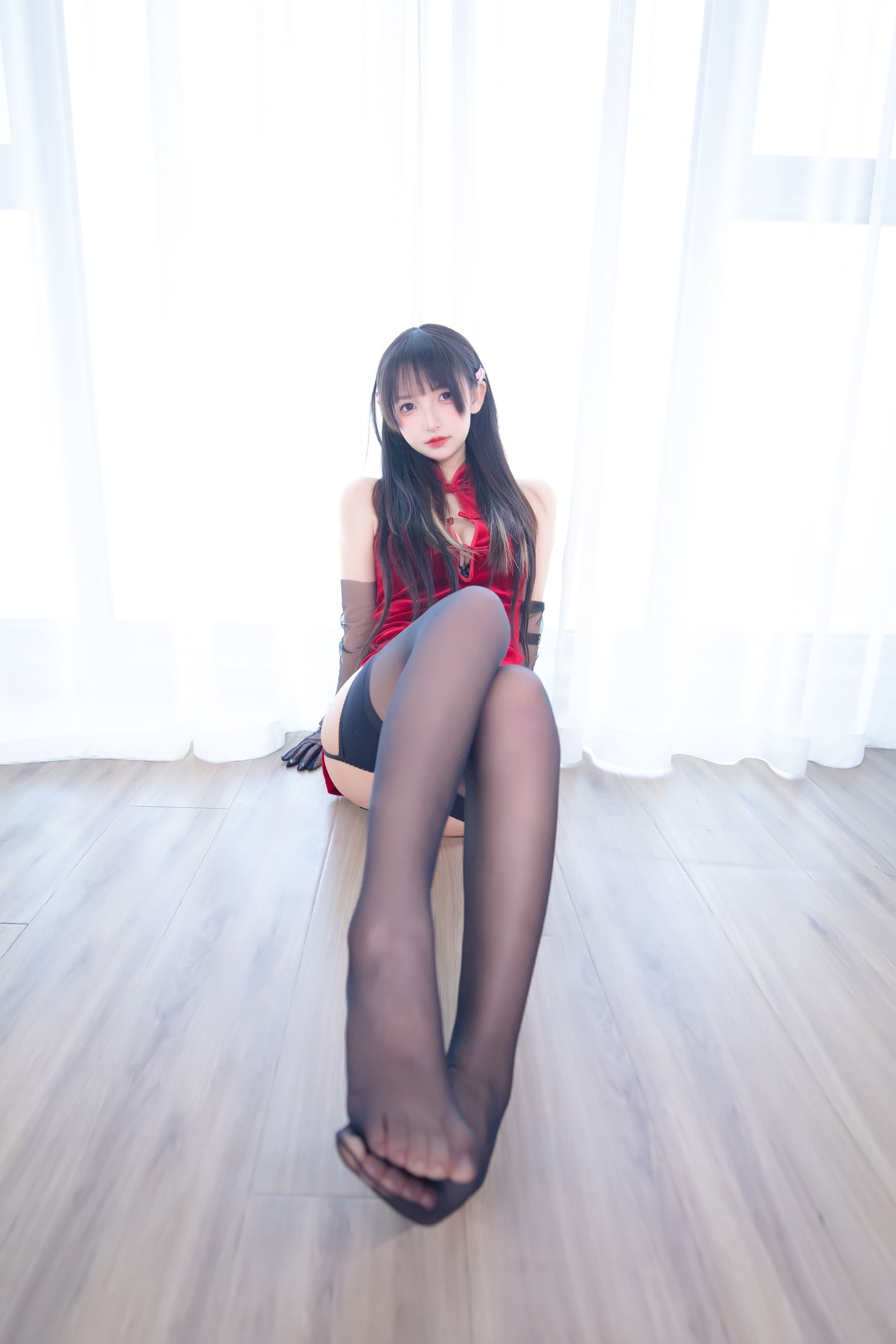 [福利COS] 萝莉神楽板真冬之甜蜜皮鞭