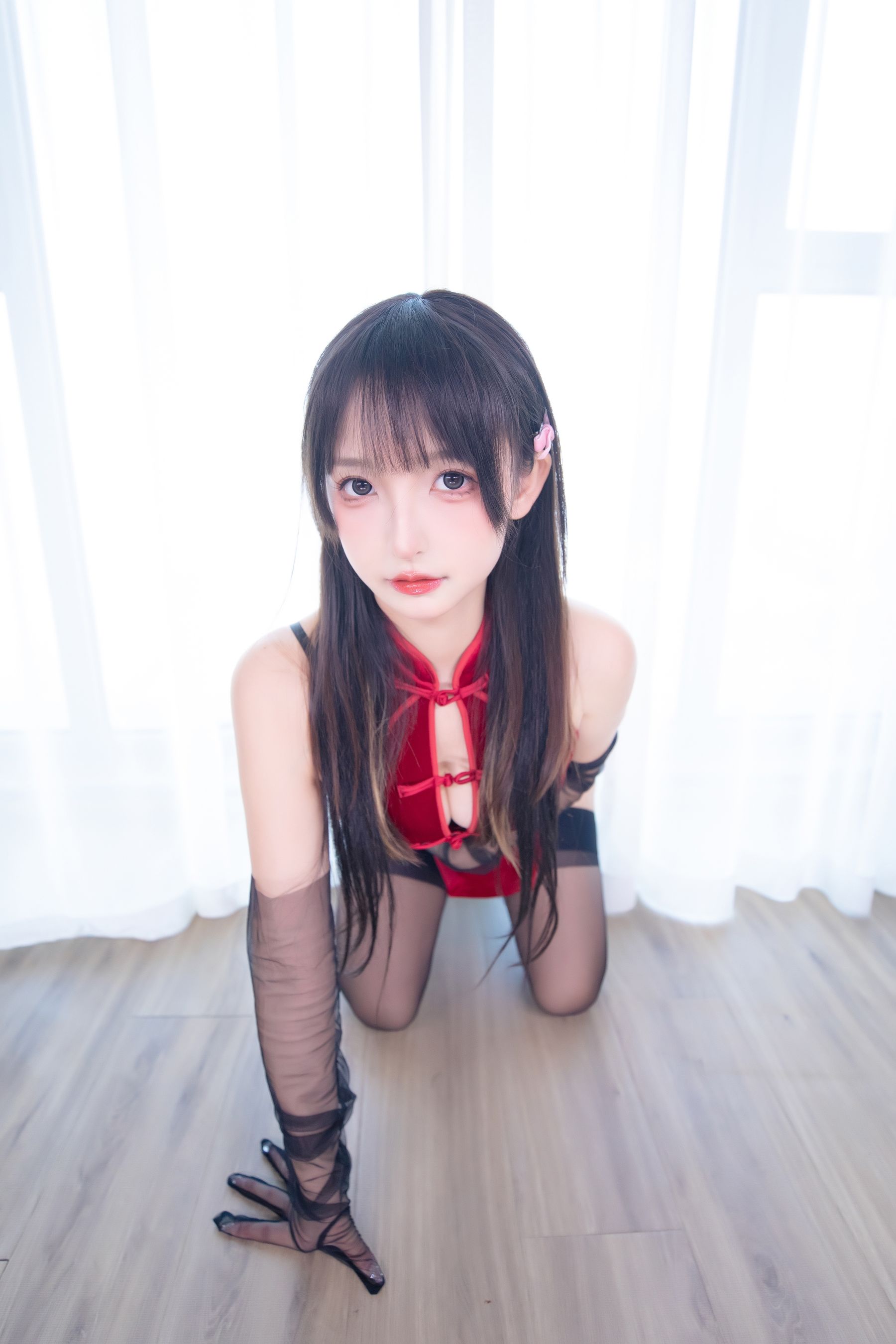 [福利COS] 萝莉神楽板真冬之甜蜜皮鞭