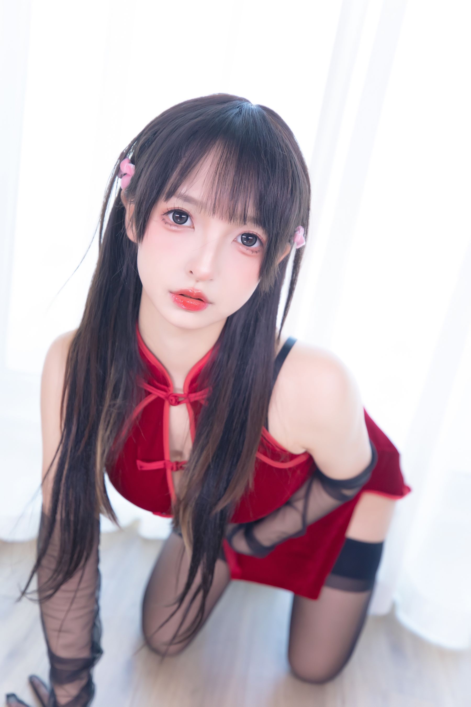 [福利COS] 萝莉神楽板真冬之甜蜜皮鞭