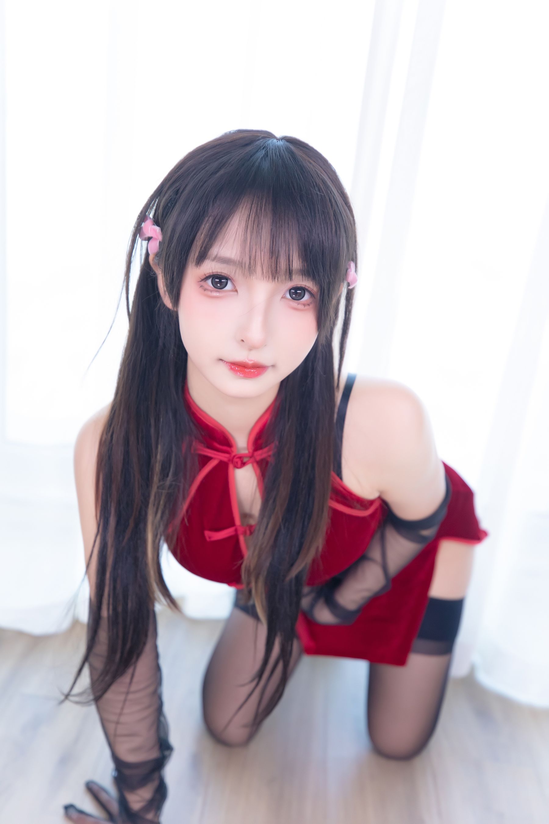 [福利COS] 萝莉神楽板真冬之甜蜜皮鞭