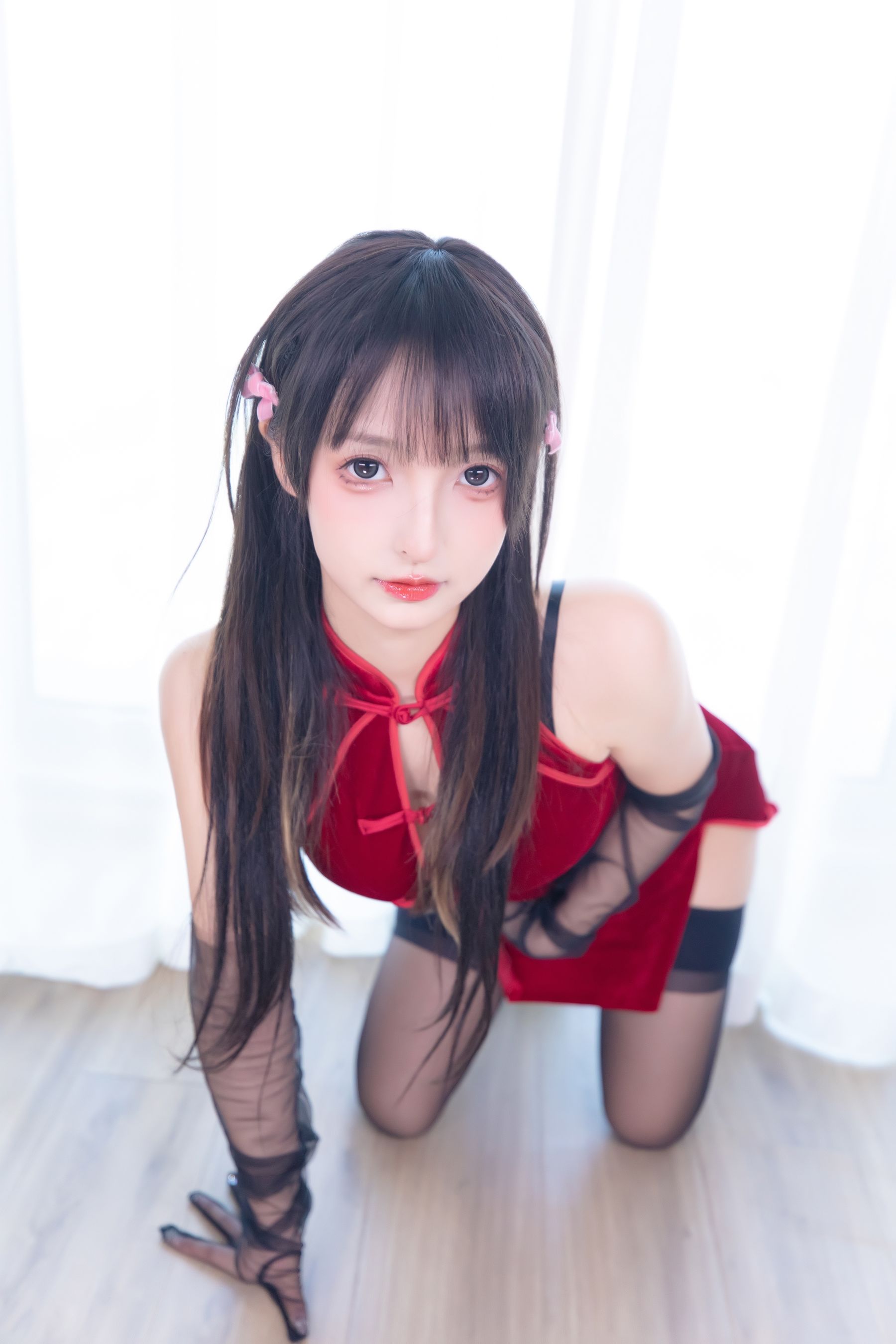 [福利COS] 萝莉神楽板真冬之甜蜜皮鞭