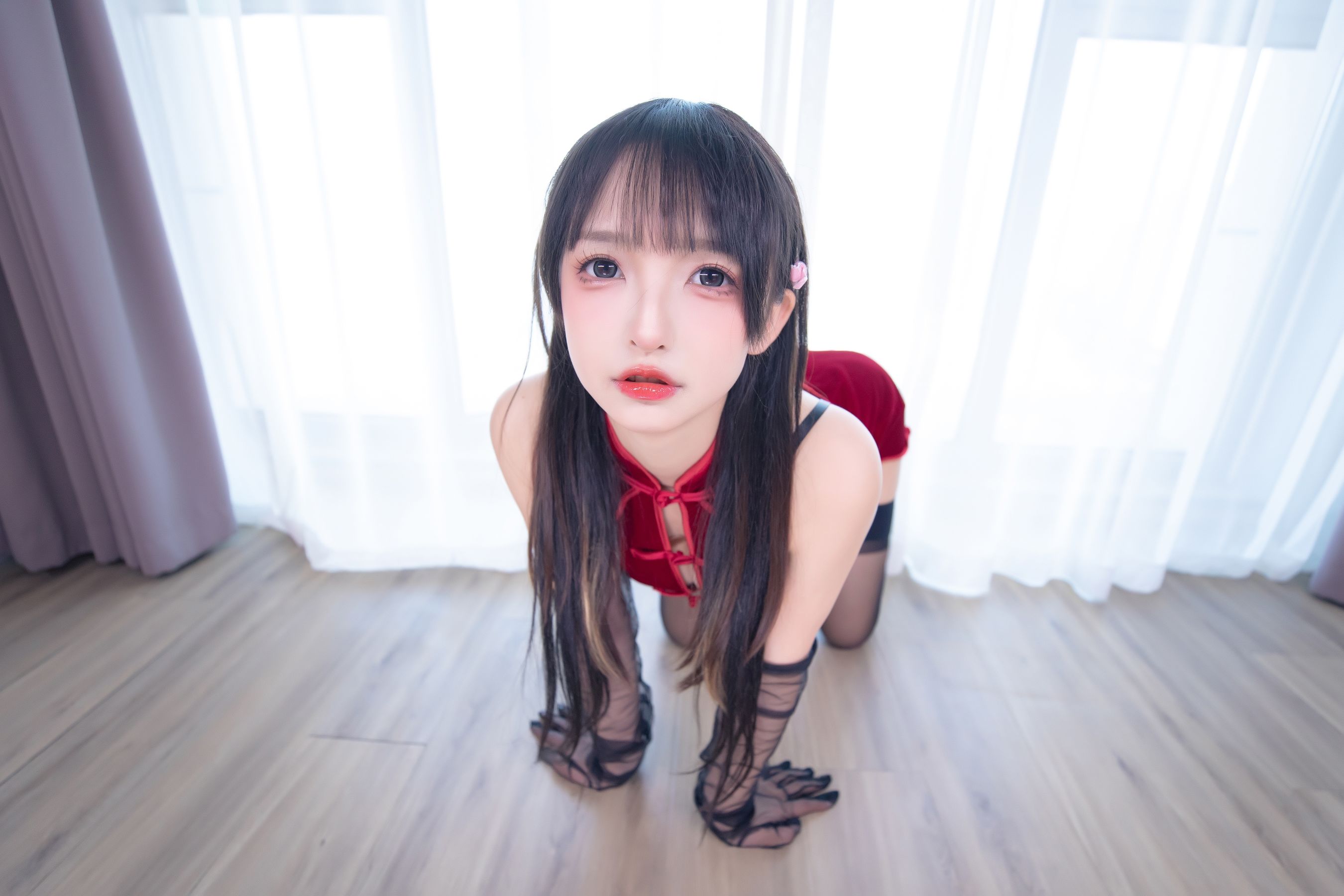 [福利COS] 萝莉神楽板真冬之甜蜜皮鞭