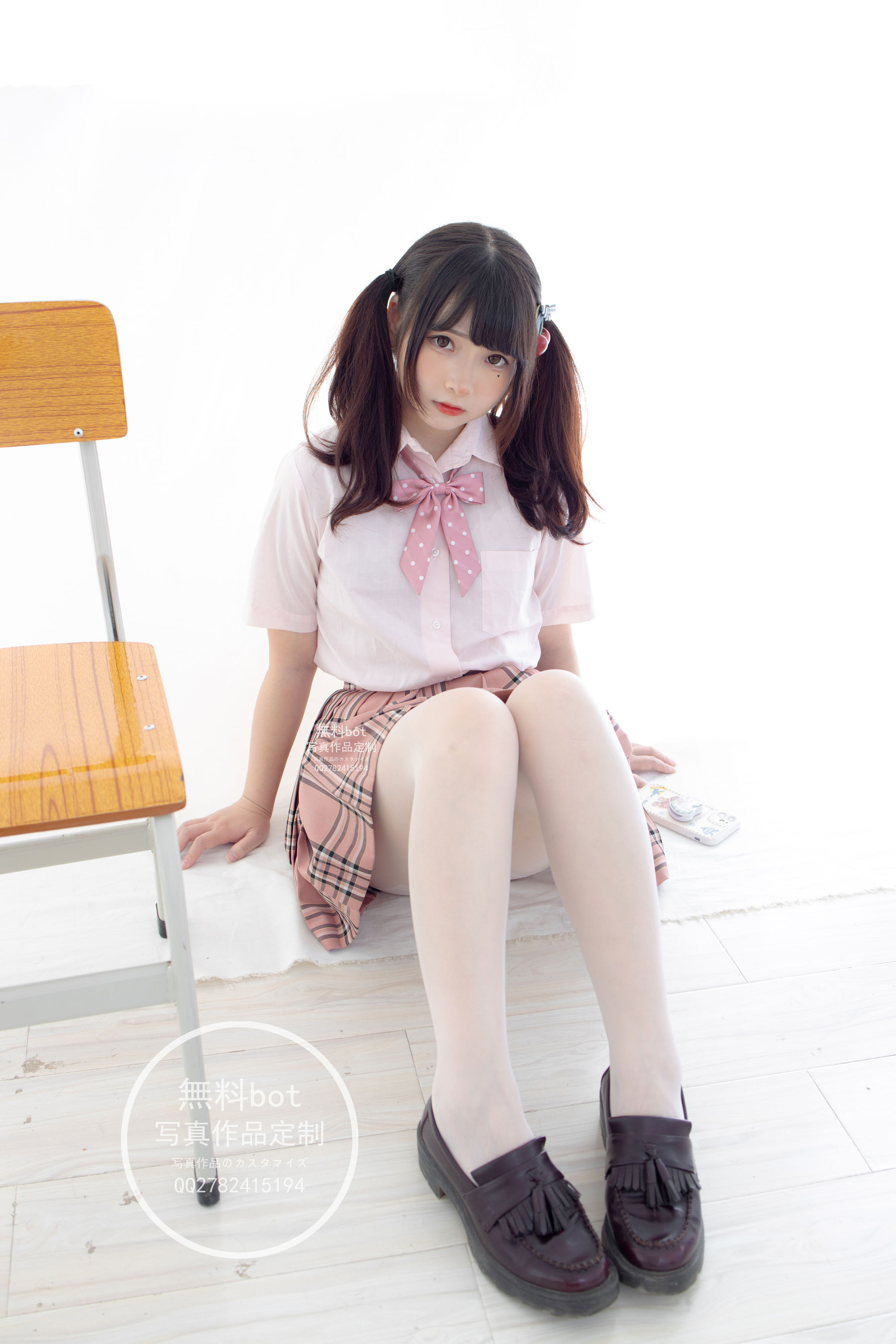 [森萝财团] 無料001 JK格子裙