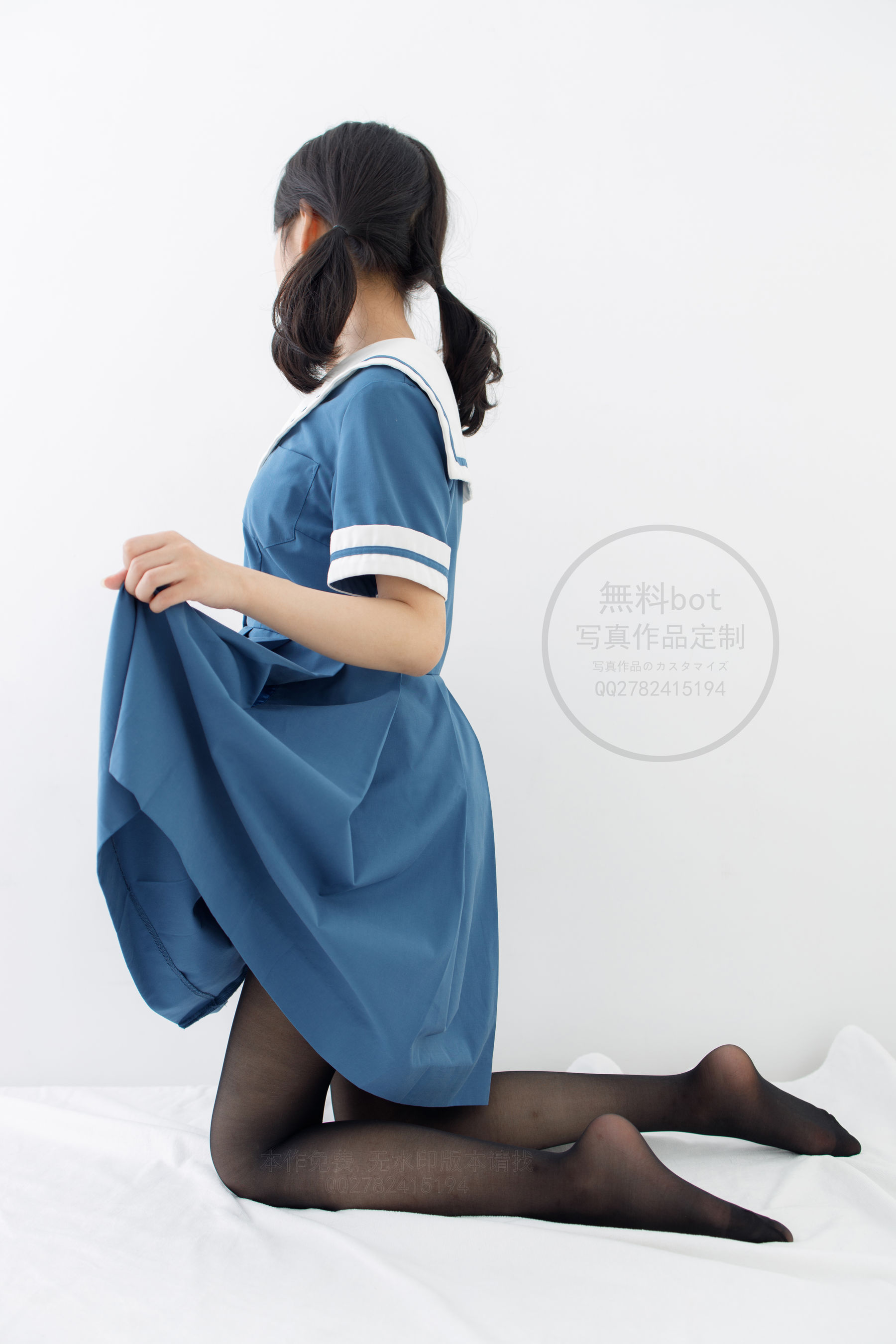 [森萝财团] 無料002 黑丝水手裙