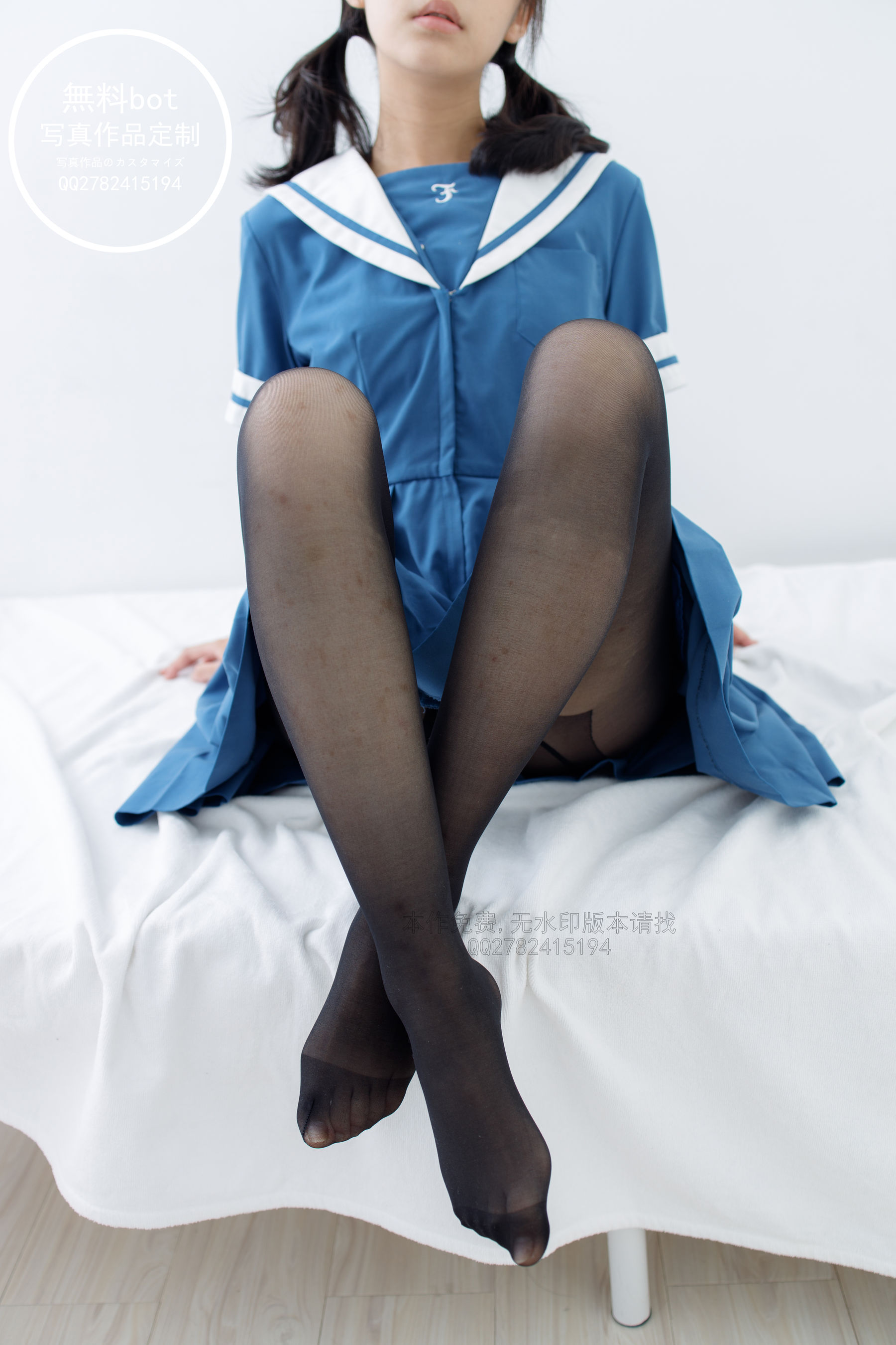 [森萝财团] 無料002 黑丝水手裙