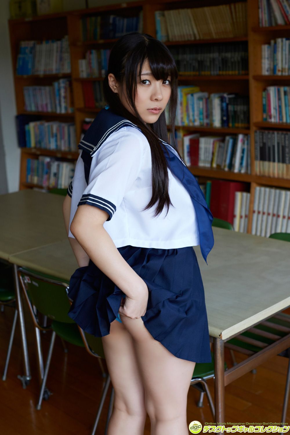 東條詩織《制服の下のFカップに完全ノックアウト!!》  [DGC] NO.1346