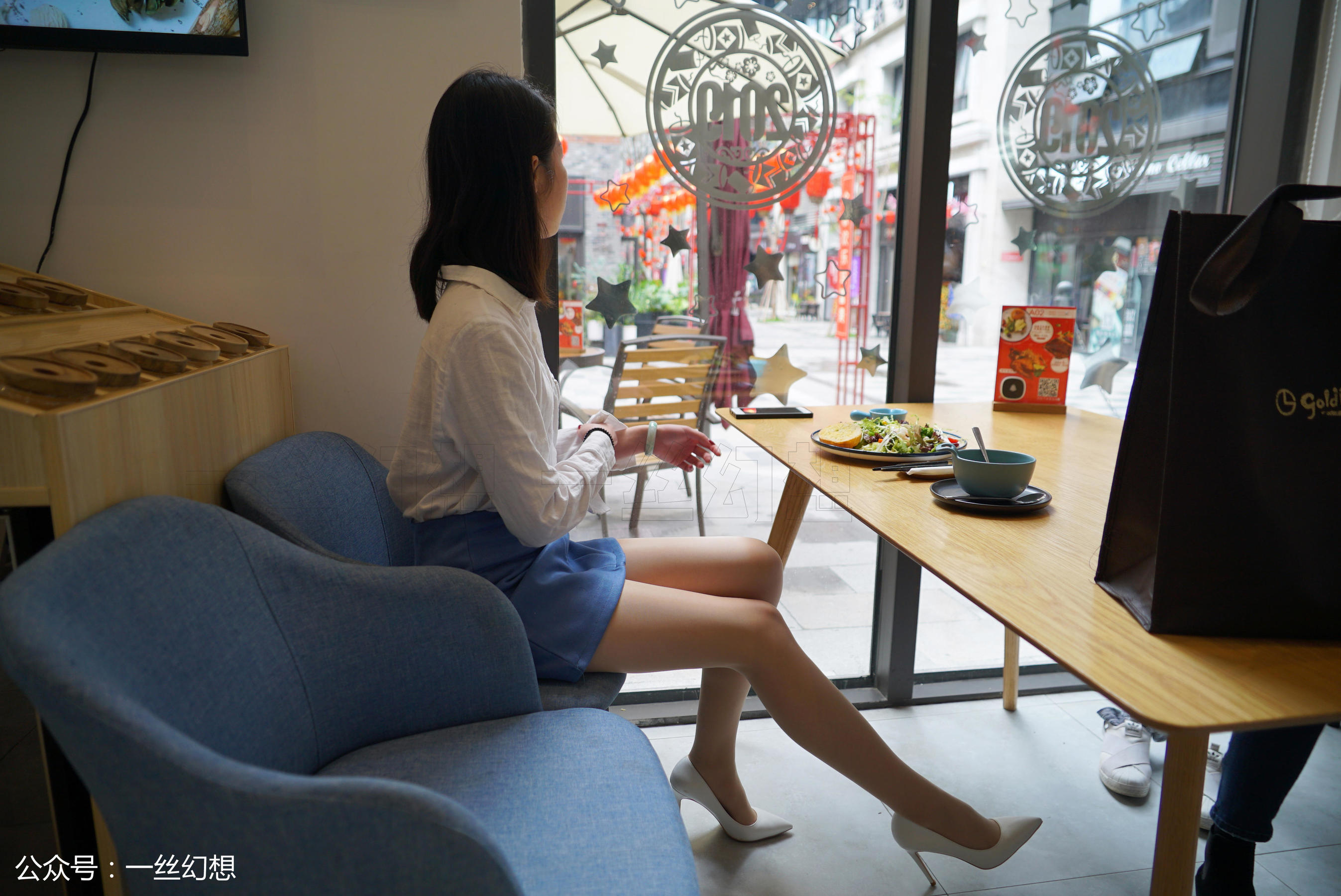[高丝女子图鉴]袜小喵×一丝幻想 No.050 茜茜