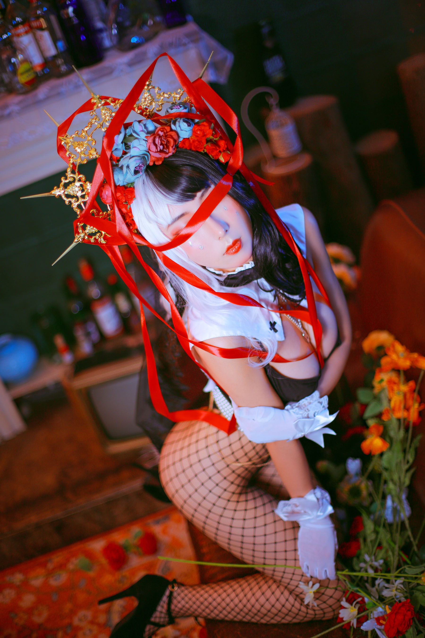 [福利COS] 云溪溪 - 奶桃 修女