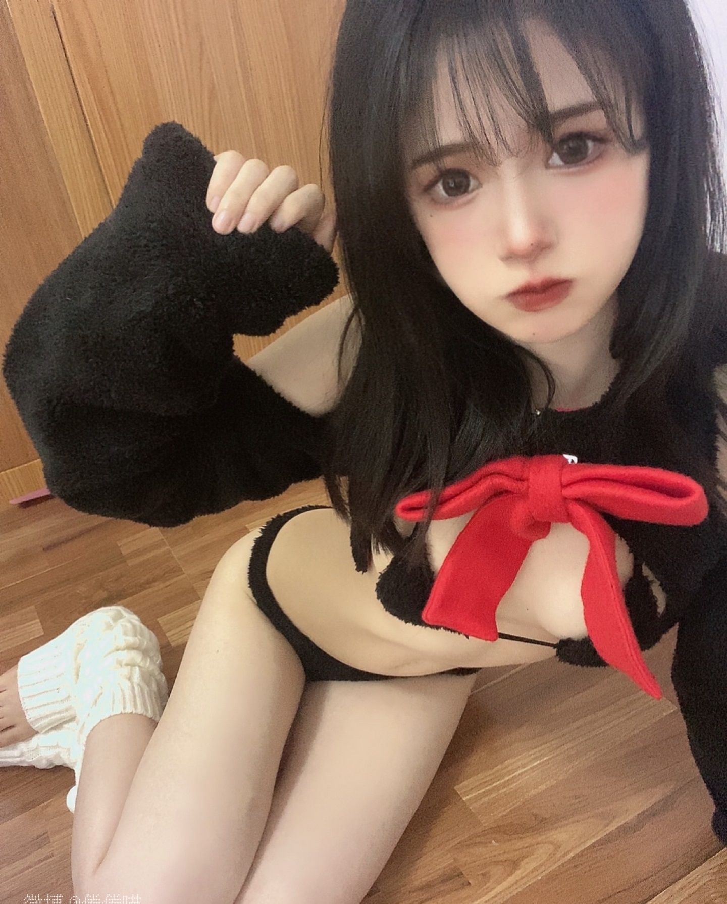 [福利COS] 倦倦喵 - 黑猫