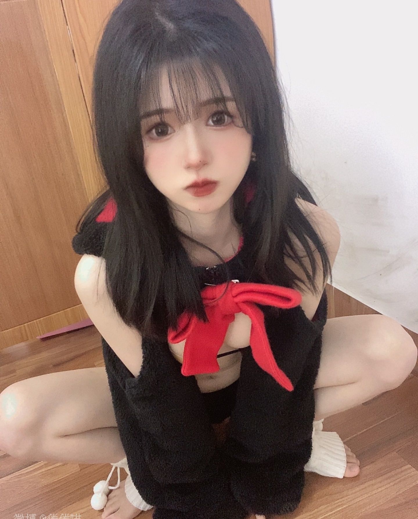 [福利COS] 倦倦喵 - 黑猫